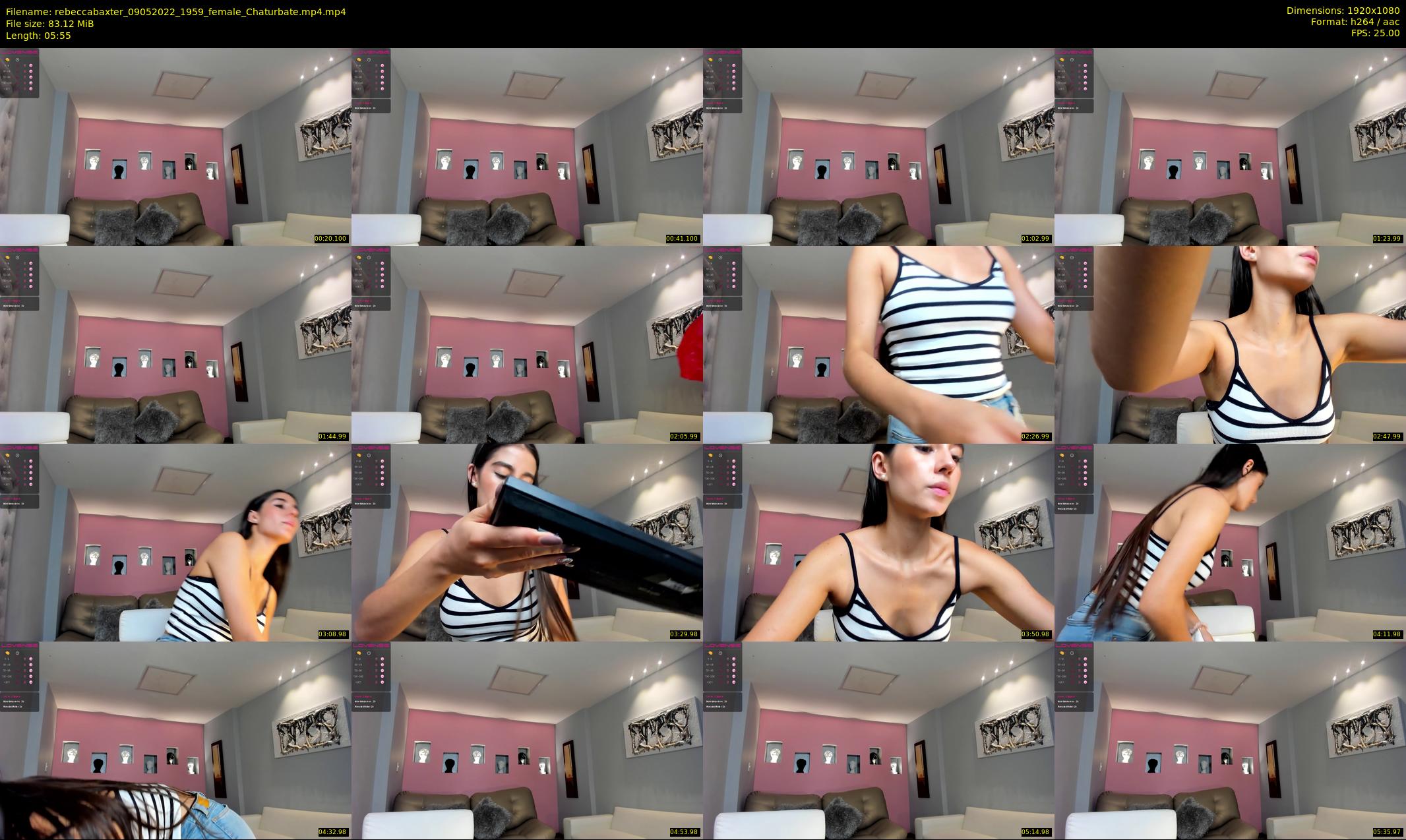 rebeccabaxter — 6 minute Chaturbate female cam show recording, 1080p, May 9, 2022
