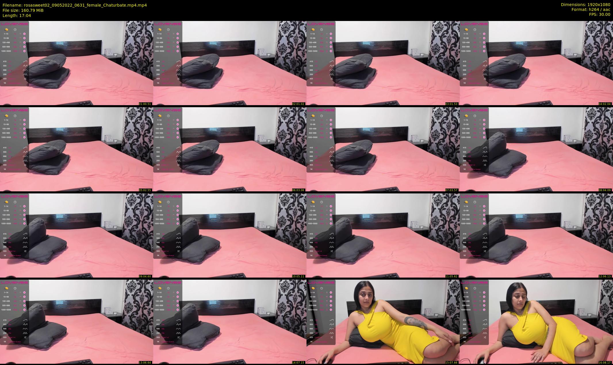 rosasweet02 — 18 minute Chaturbate female cam show recording, 1080p, May 9, 2022