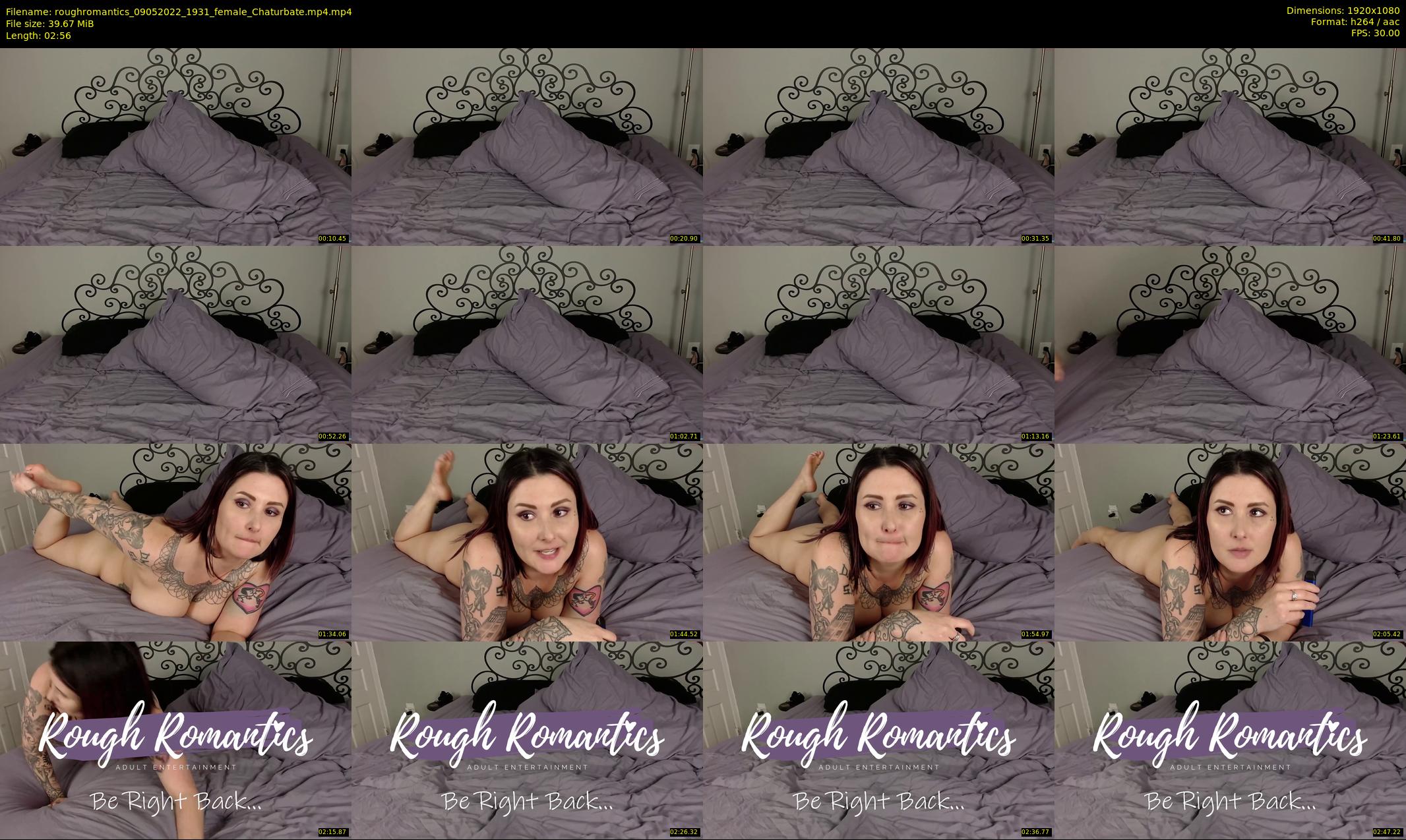 roughromantics — 3 minute Chaturbate couple cam show recording, 1080p, May 9, 2022