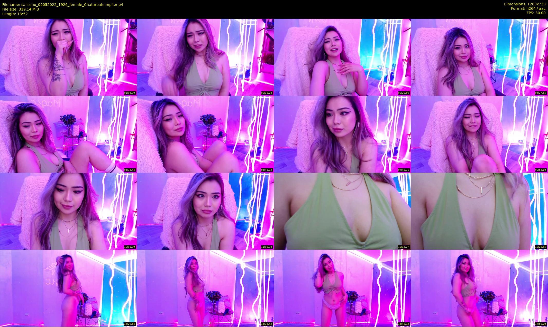salisuno — 19 minute Chaturbate female cam show recording, 720p, May 9, 2022
