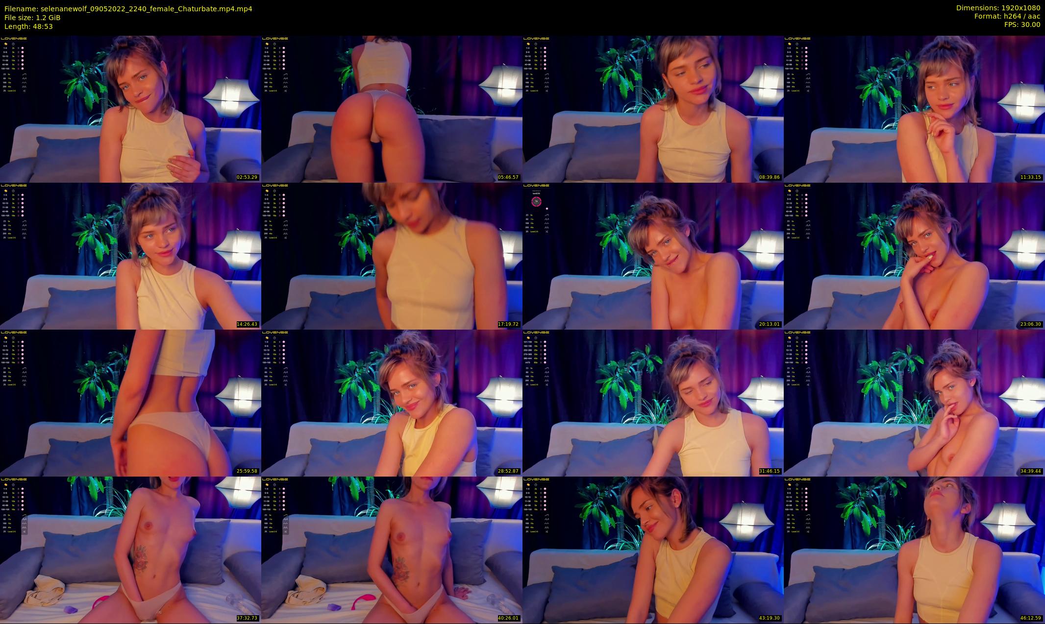 selenanewolf — 49 minute Chaturbate couple cam show recording, 1080p, May 9, 2022
