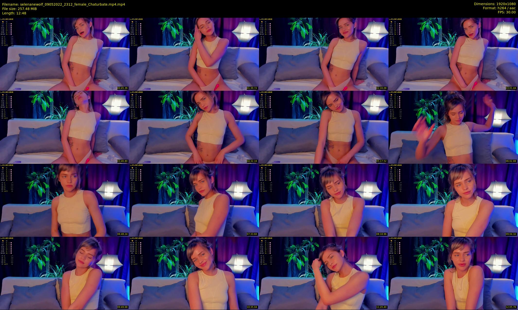 selenanewolf — 13 minute Chaturbate couple cam show recording, 1080p, May 9, 2022