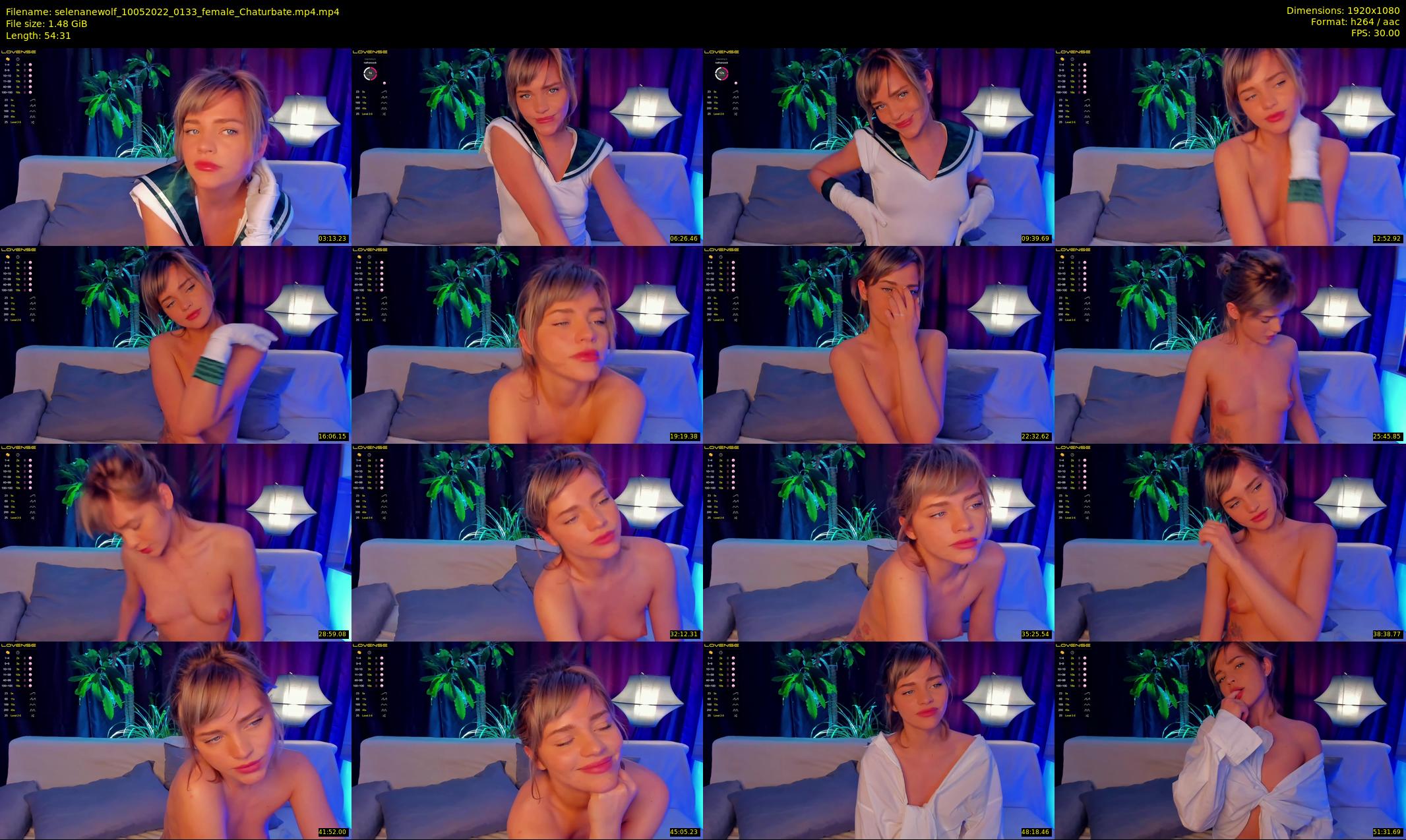 selenanewolf — 55 minute Chaturbate couple cam show recording, 1080p, May 10, 2022