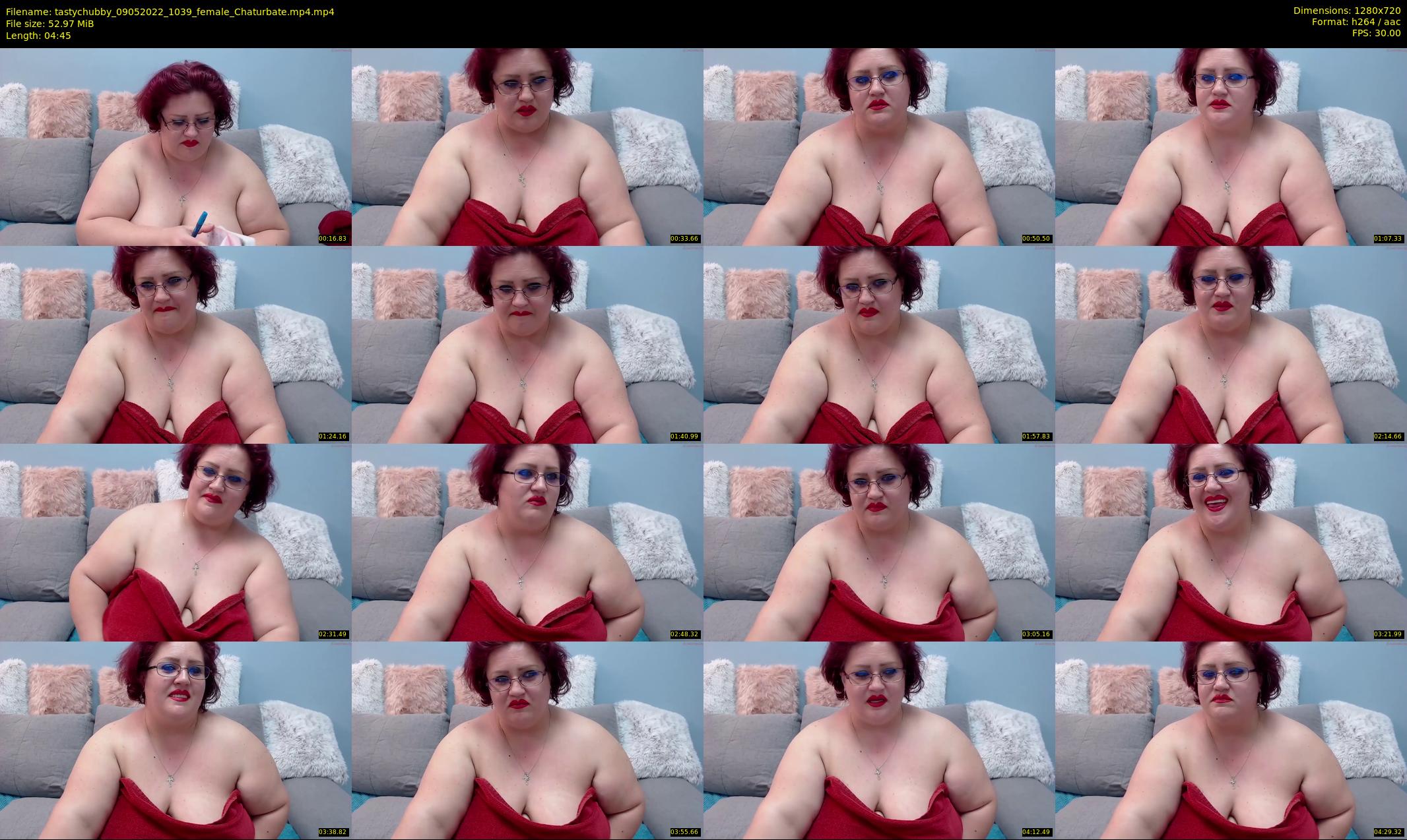 tastychubby — 5 minute Chaturbate female cam show recording, 720p, May 9, 2022