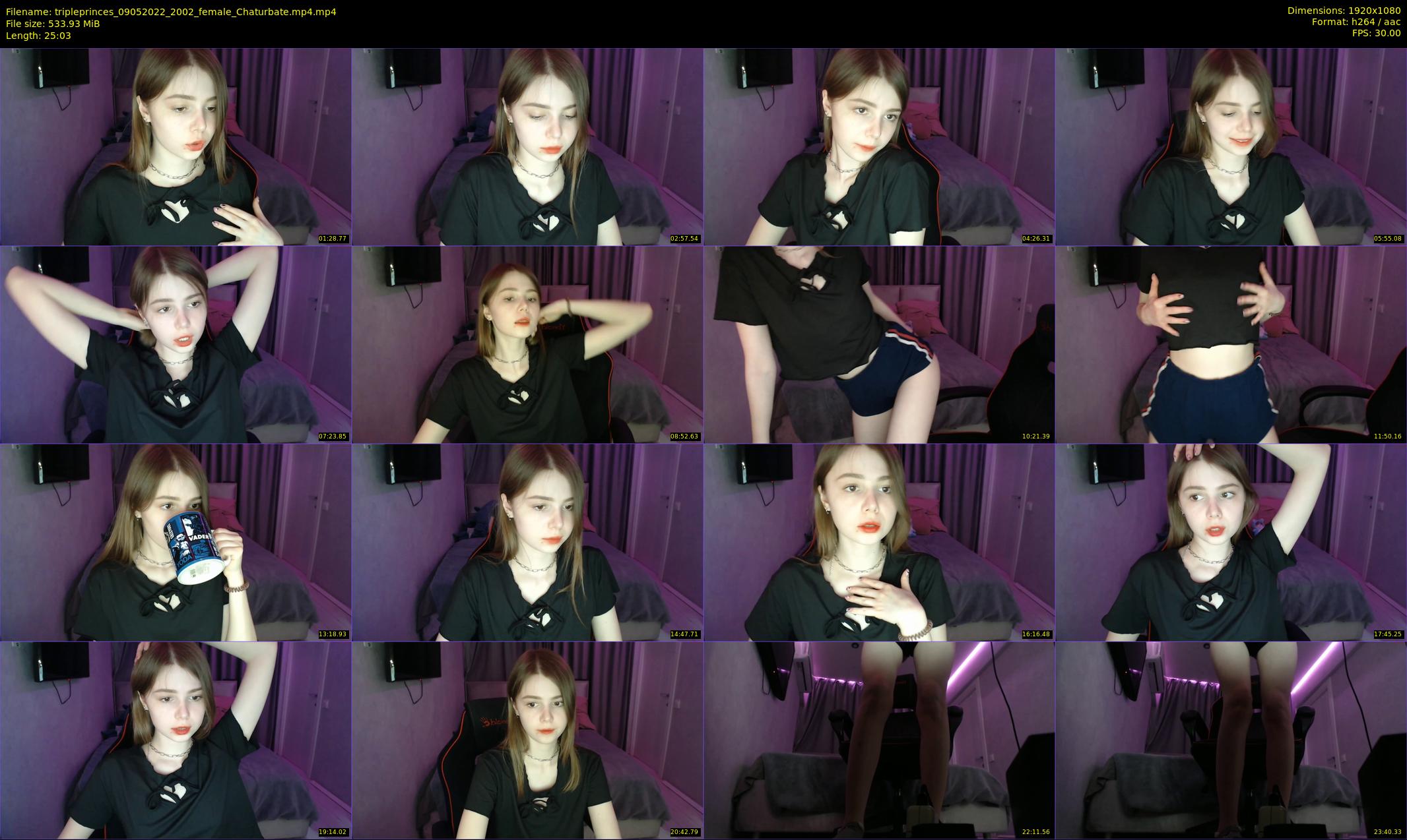 tripleprinces — 26 minute Chaturbate female cam show recording, 1080p, May 9, 2022