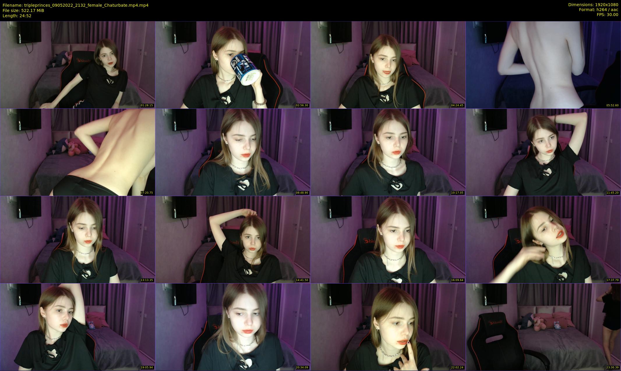 tripleprinces — 25 minute Chaturbate female cam show recording, 1080p, May 9, 2022