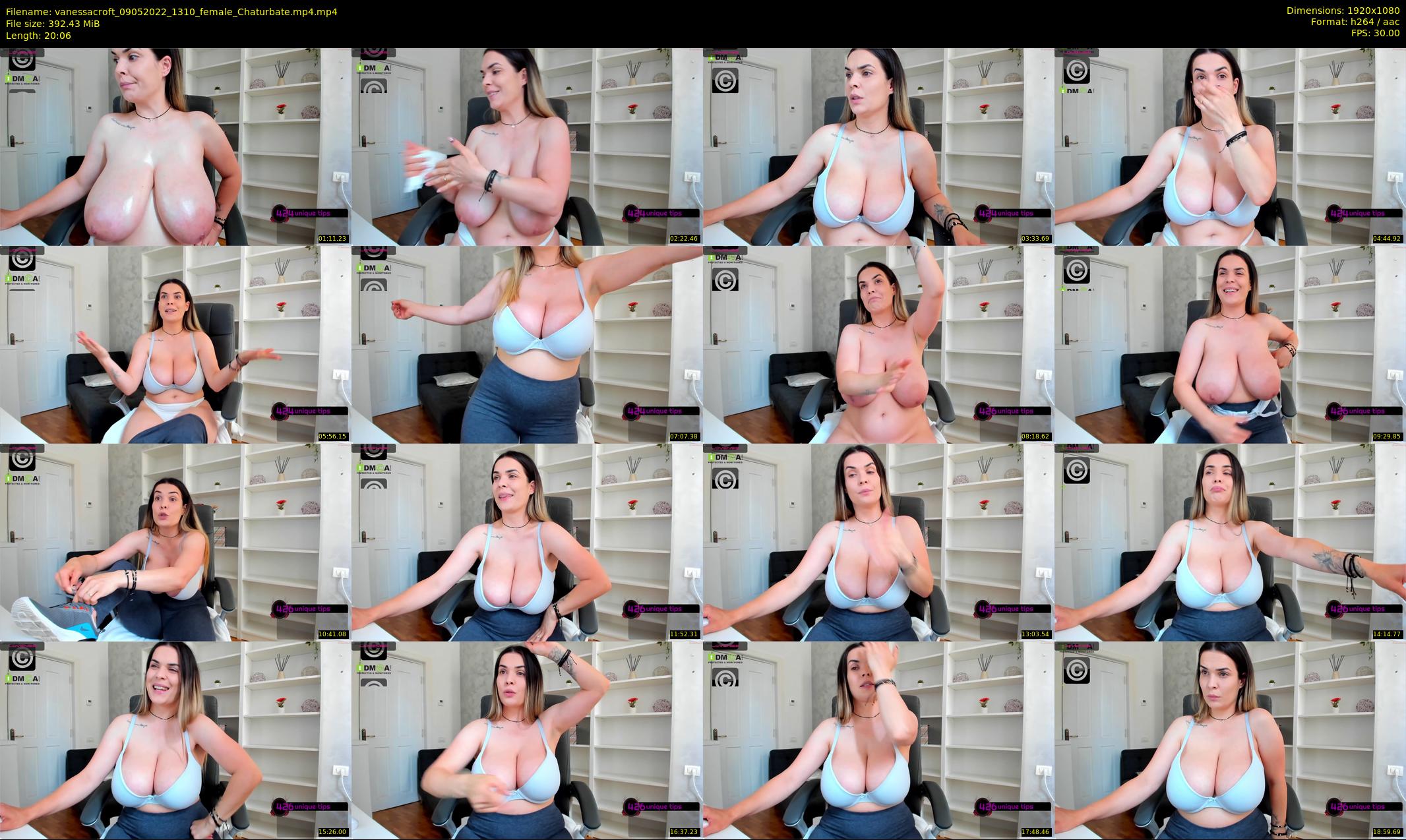 vanessacroft — 21 minute Chaturbate female cam show recording, 1080p, May 9, 2022