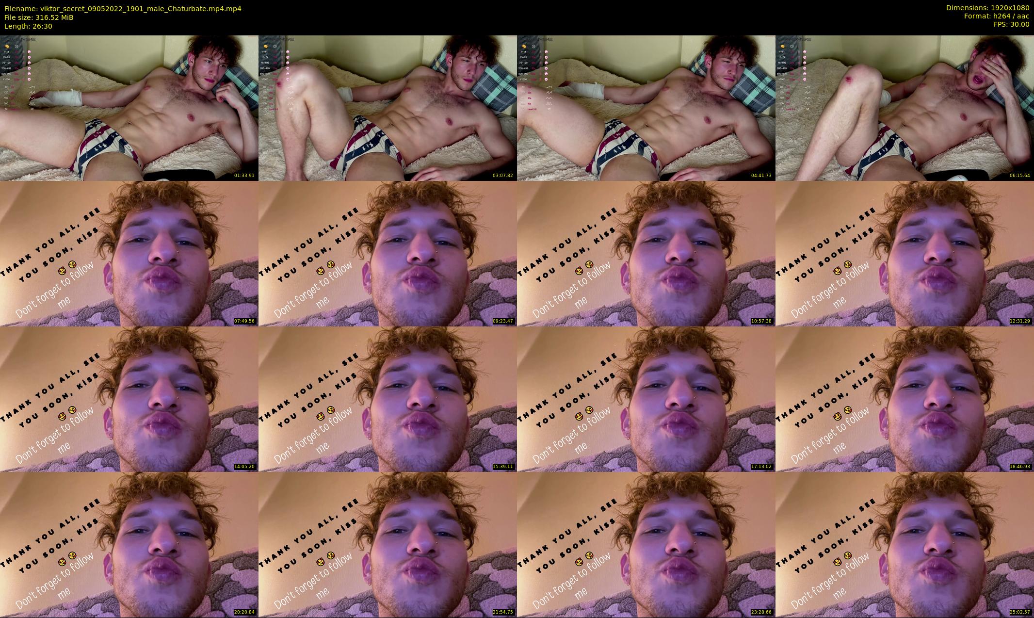 viktor_secret — 27 minute Chaturbate male cam show recording, 1080p, May 9, 2022