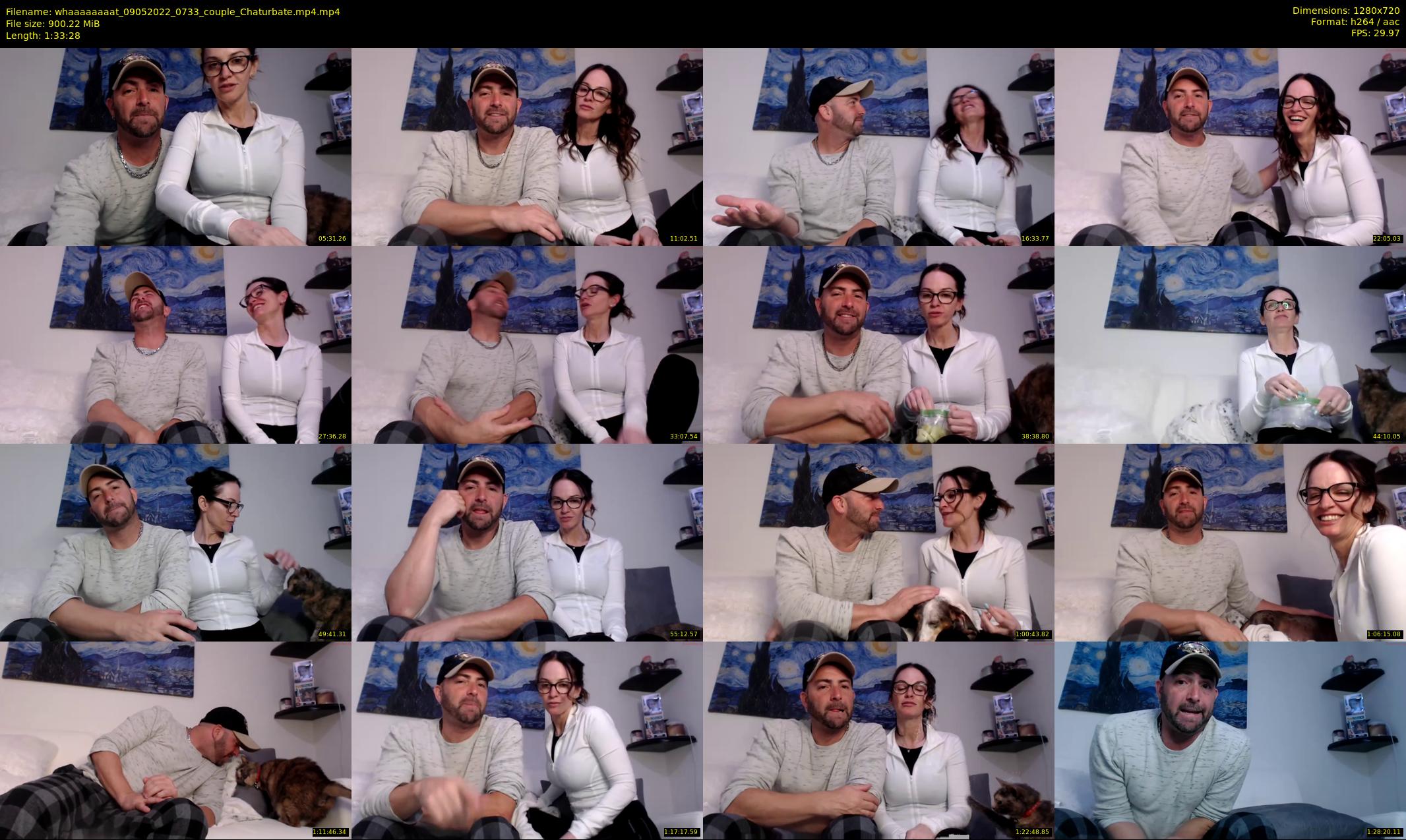 whaaaaaaaat — 94 minute Chaturbate couple cam show recording, 720p, May 9, 2022