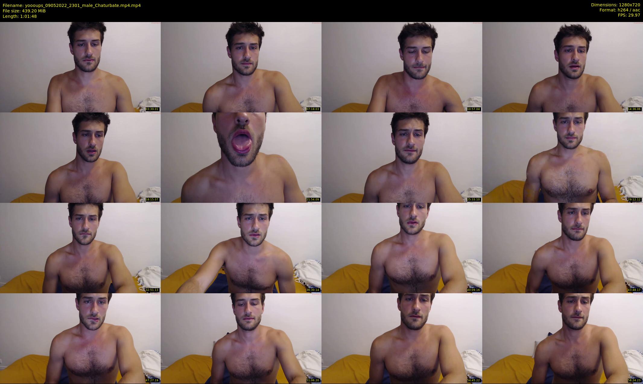 yoooups — 62 minute Chaturbate male cam show recording, 720p, May 9, 2022