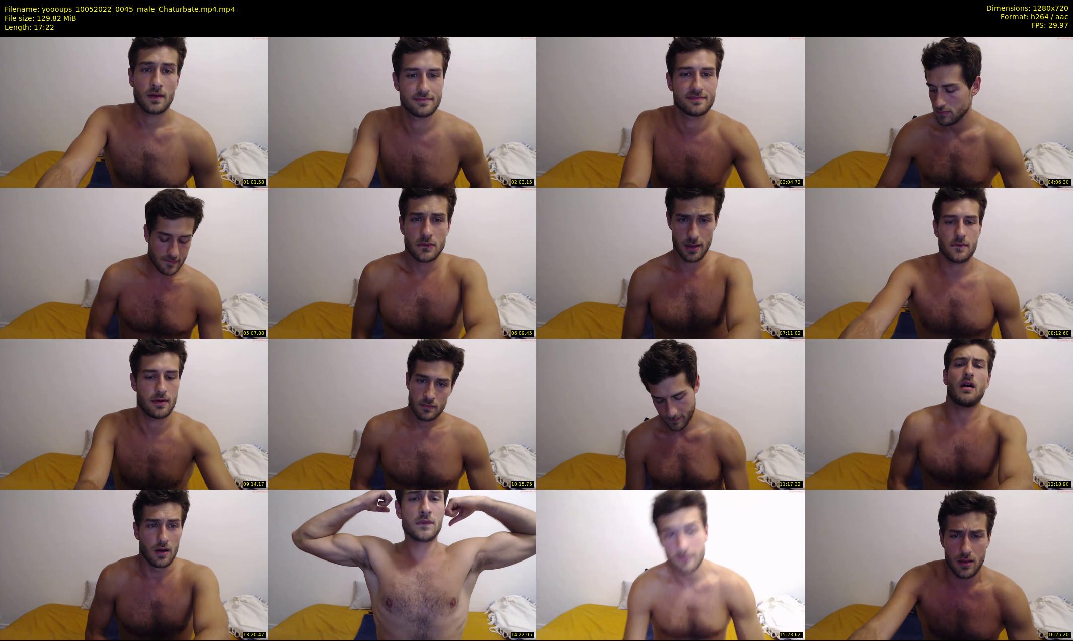 yoooups — 18 minute Chaturbate male cam show recording, 720p, May 10, 2022