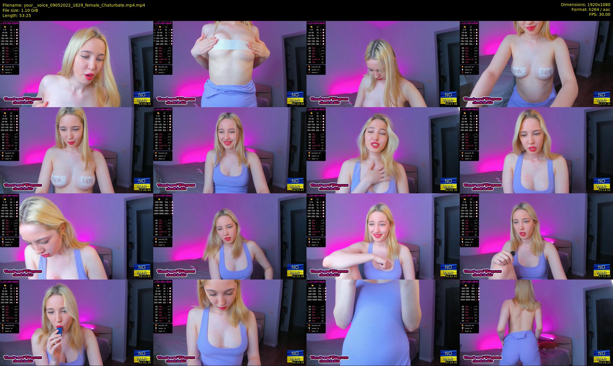 your__voice — 54 minute Chaturbate female cam show recording, 1080p, May 9, 2022