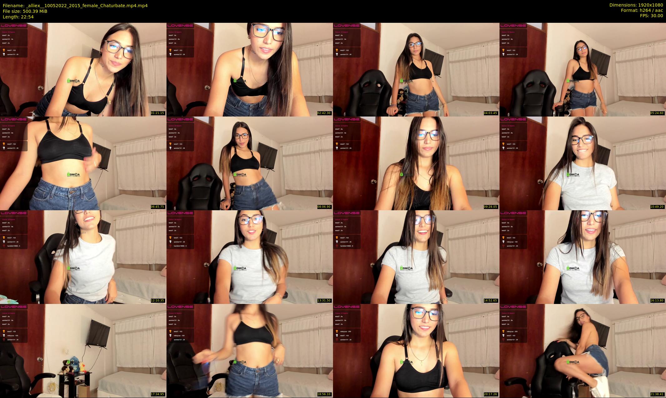_alliex_ — 23 minute Chaturbate female cam show recording, 1080p, May 10, 2022