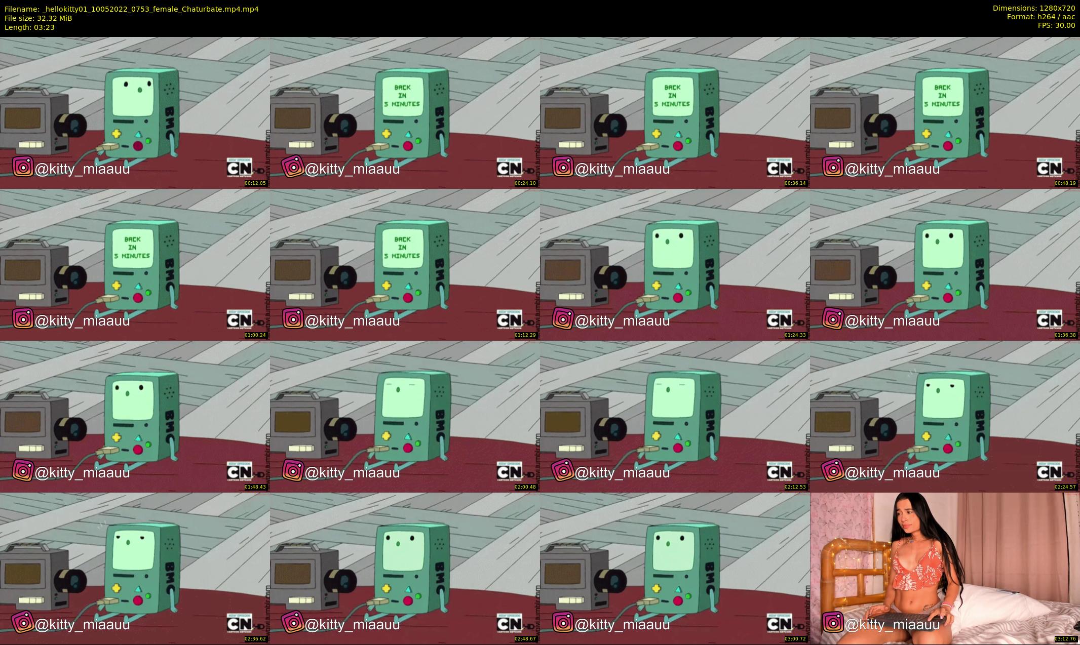 _hellokitty01 — 4 minute Chaturbate female cam show recording, 720p, May 10, 2022