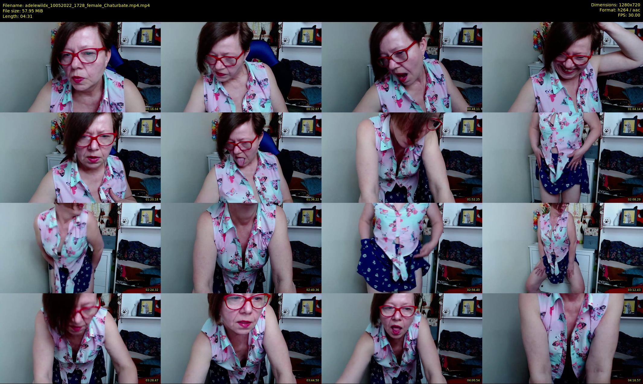 adelewildx — 5 minute Chaturbate female cam show recording, 720p, May 10, 2022