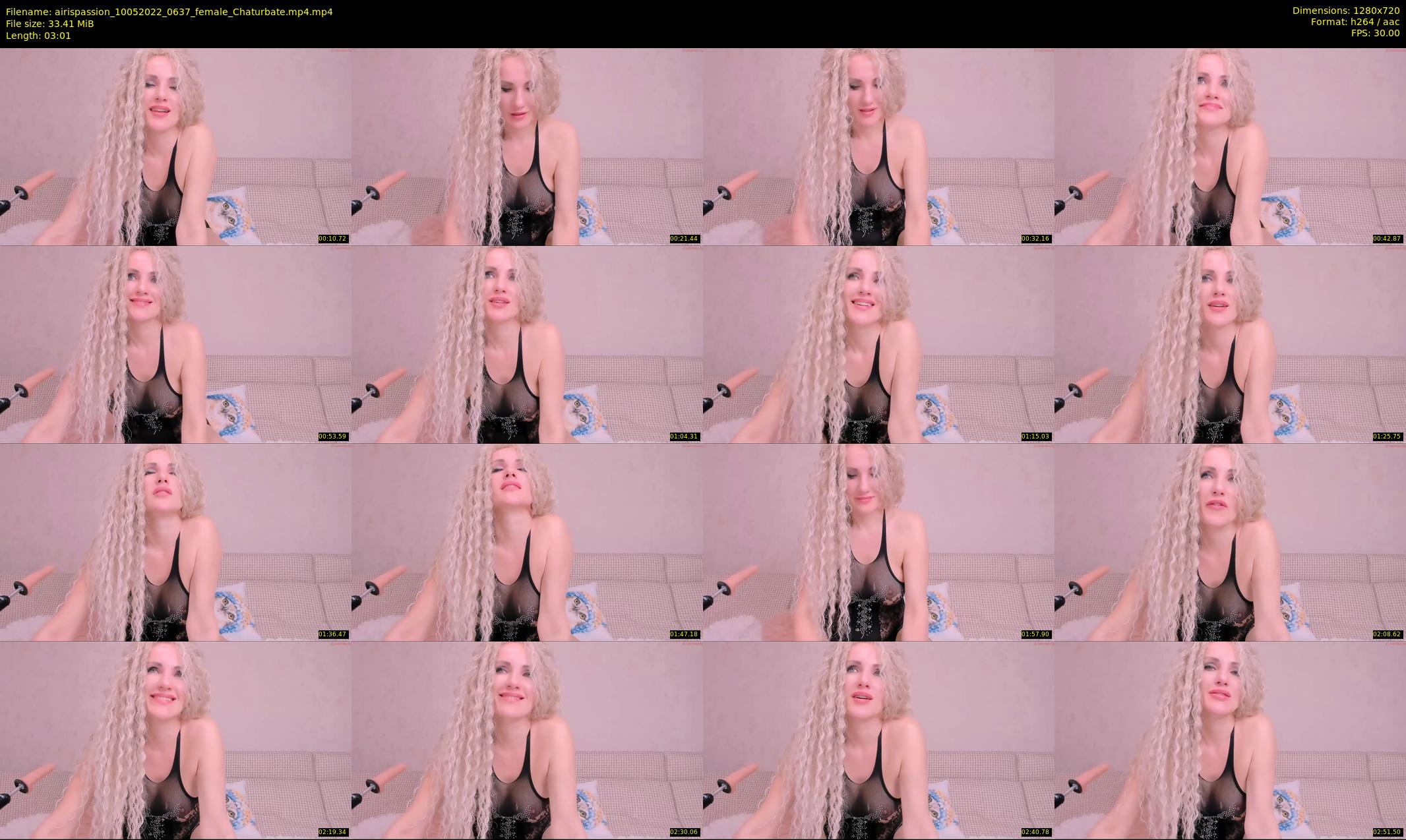 airispassion — 4 minute Chaturbate female cam show recording, 720p, May 10, 2022