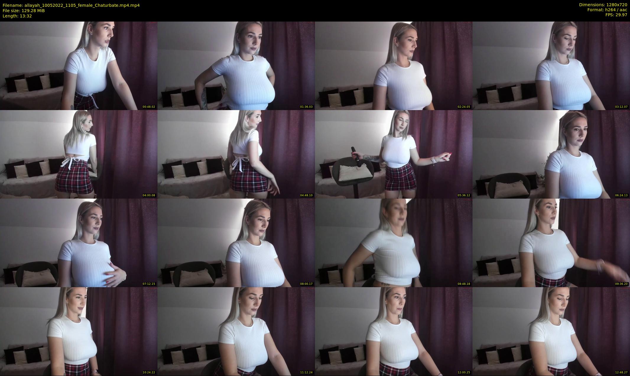 allayah — 14 minute Chaturbate female cam show recording, 720p, May 10, 2022