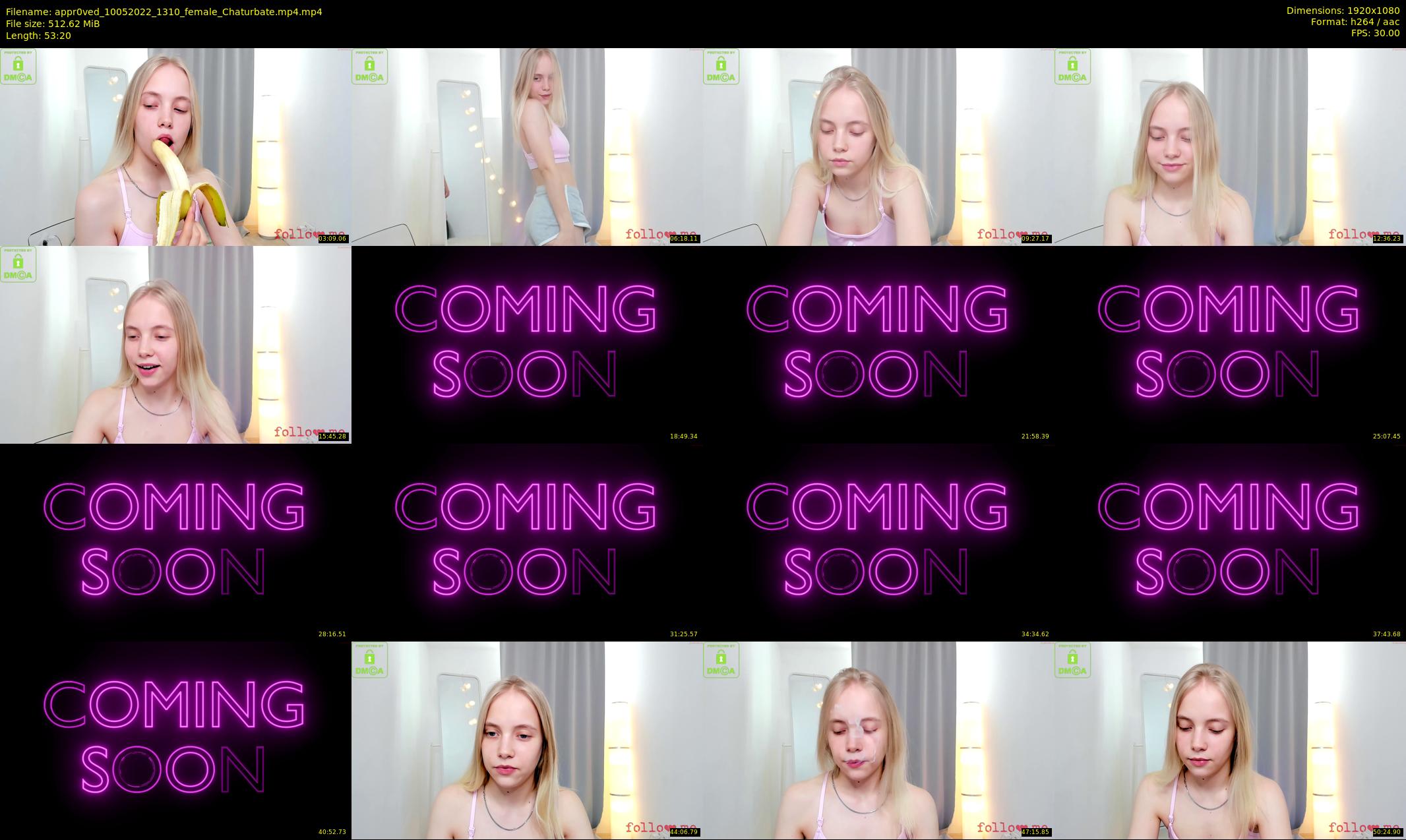 appr0ved — 54 minute Chaturbate female cam show recording, 1080p, May 10, 2022