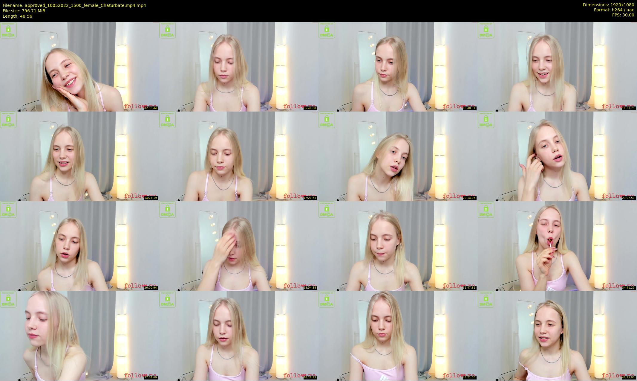 appr0ved — 49 minute Chaturbate female cam show recording, 1080p, May 10, 2022