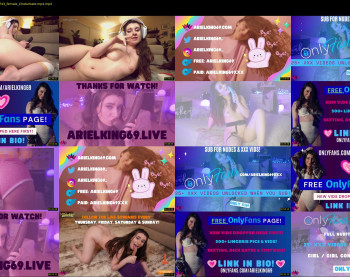 arielking69 — 11 minute Chaturbate female cam show recording, 1080p, May 10, 2022