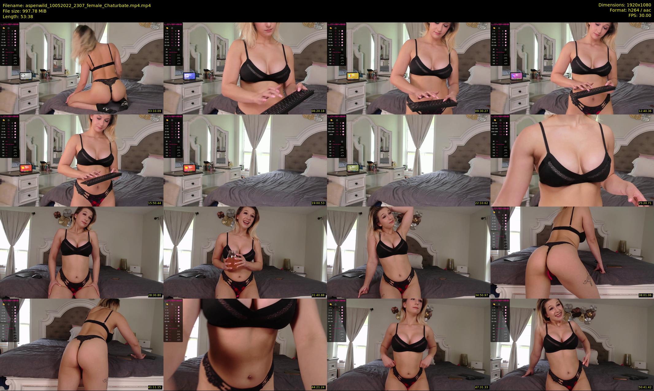 aspenwild — 54 minute Chaturbate female cam show recording, 1080p, May 10, 2022