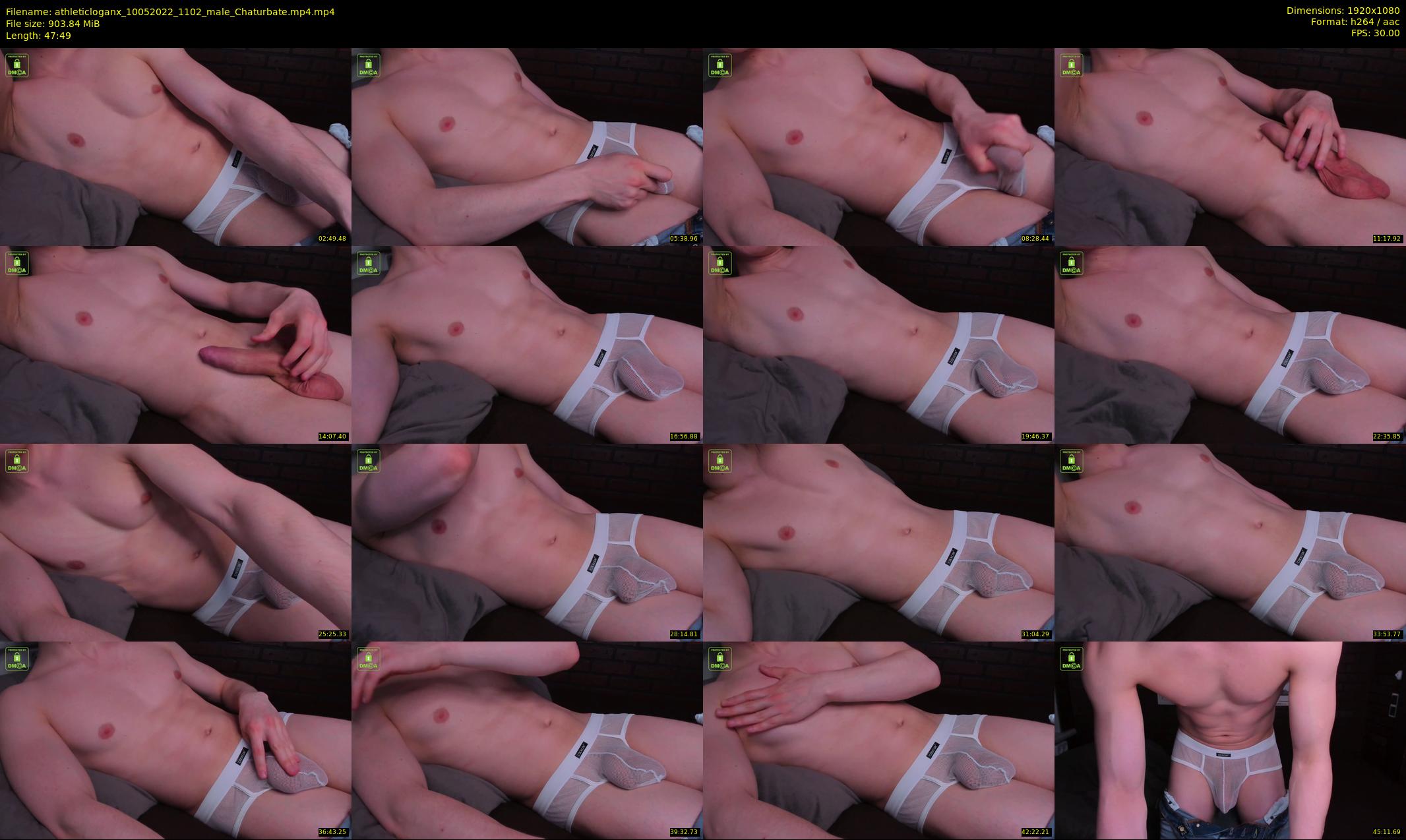 athleticloganx — 48 minute Chaturbate male cam show recording, 1080p, May 10, 2022