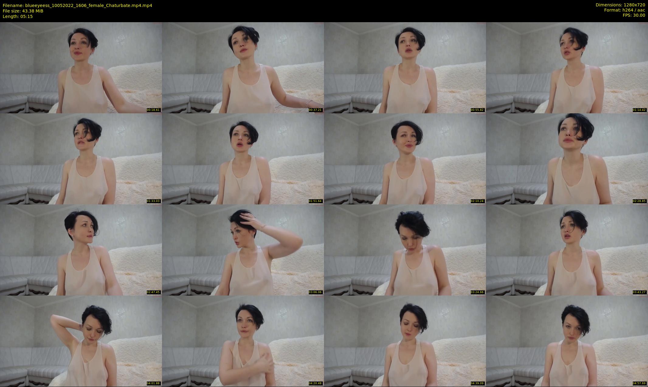 blueeyeess — 6 minute Chaturbate female cam show recording, 720p, May 10, 2022