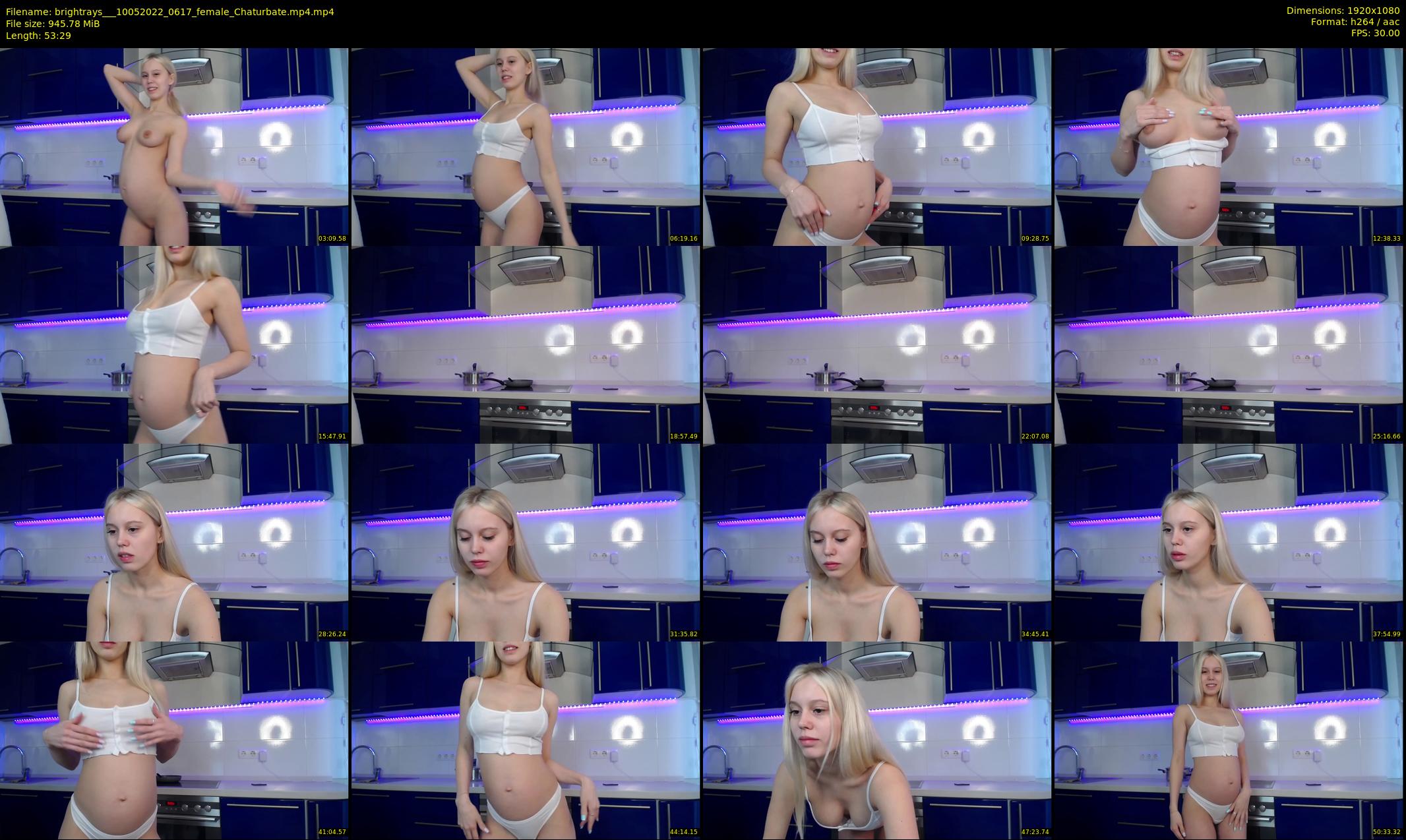 brightrays__ — 54 minute Chaturbate female cam show recording, 1080p, May 10, 2022