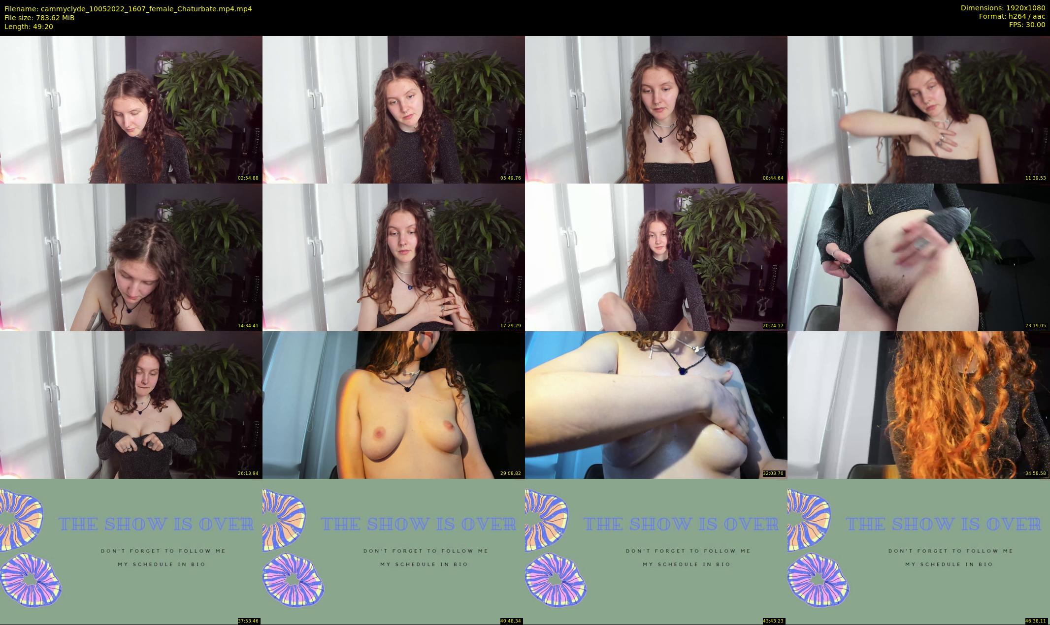 cammyclyde — 50 minute Chaturbate female cam show recording, 1080p, May 10, 2022