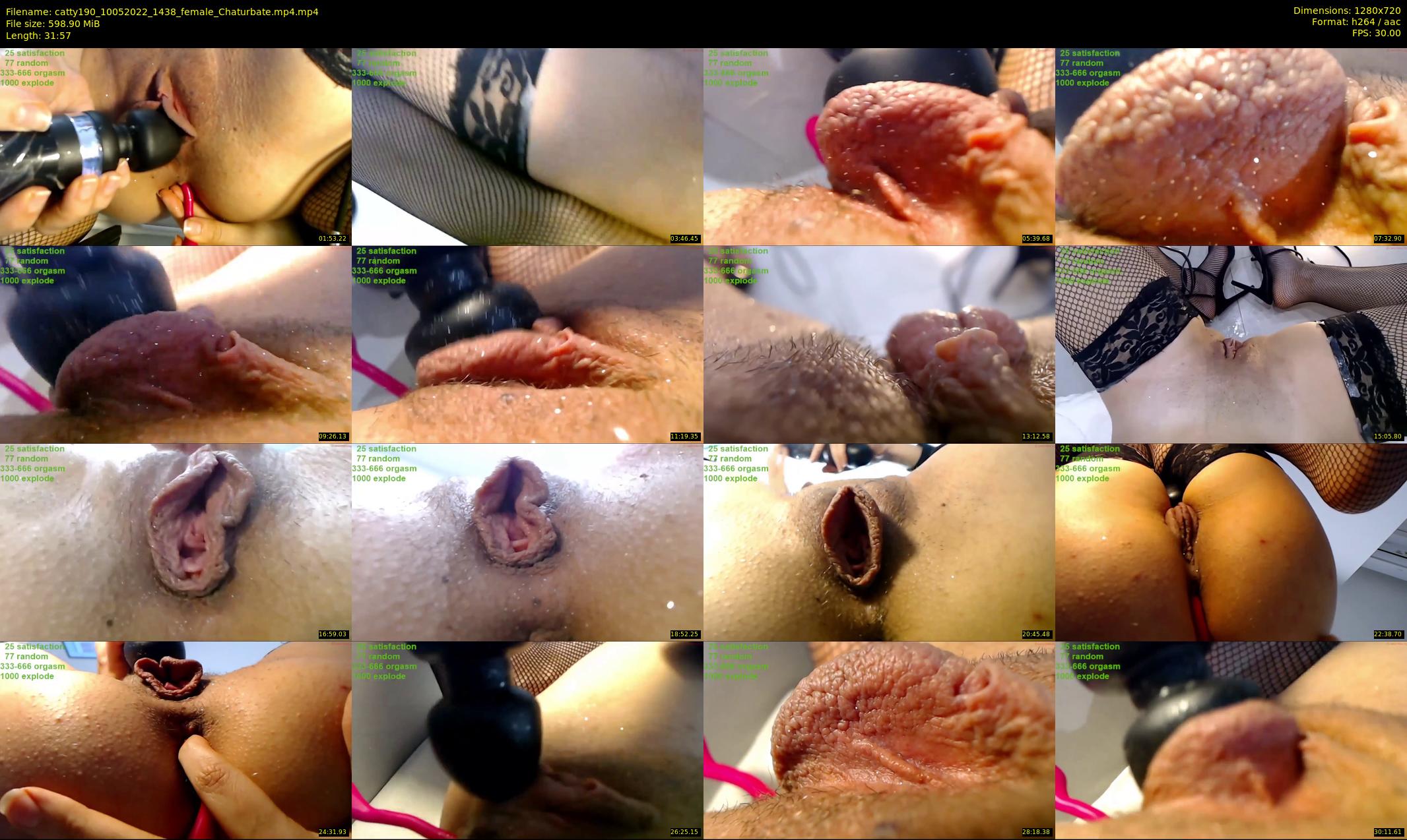 catty190 — 32 minute Chaturbate female cam show recording, 720p, May 10, 2022