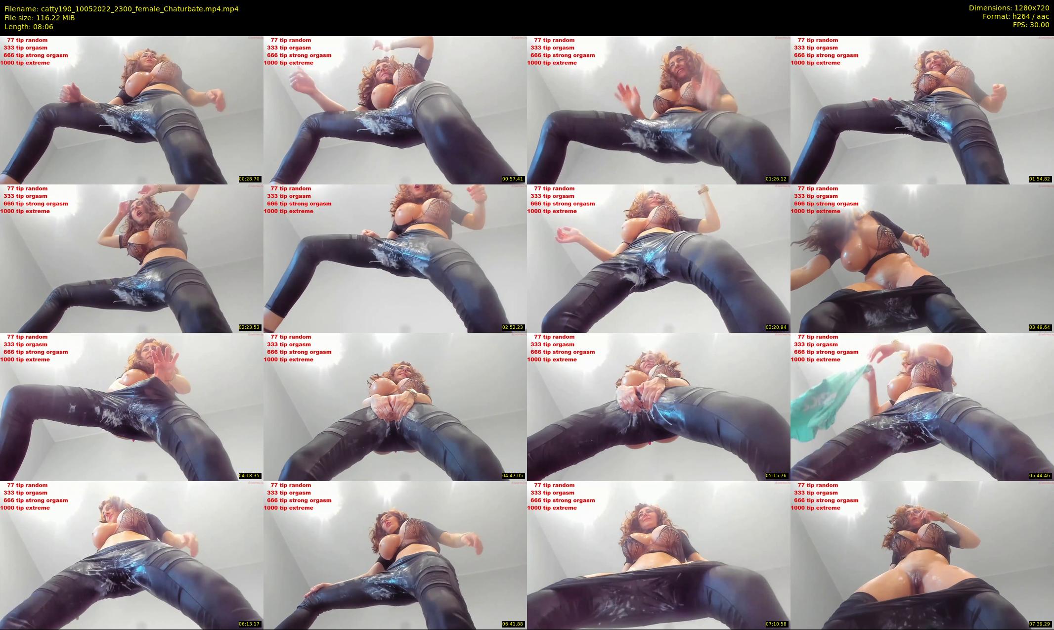 catty190 — 9 minute Chaturbate female cam show recording, 720p, May 10, 2022