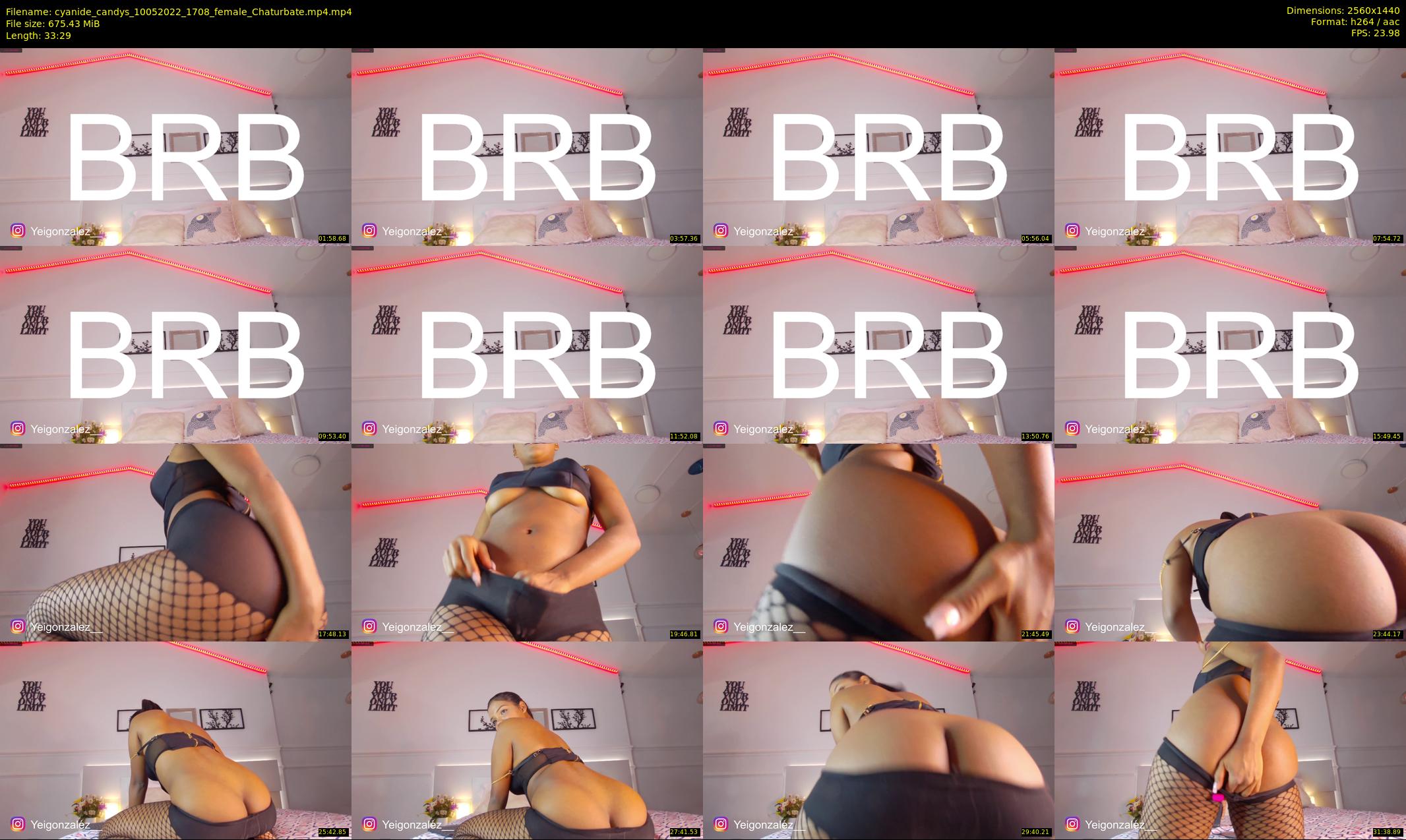 cyanide_candys — 34 minute Chaturbate female cam show recording, 1080p, May 10, 2022