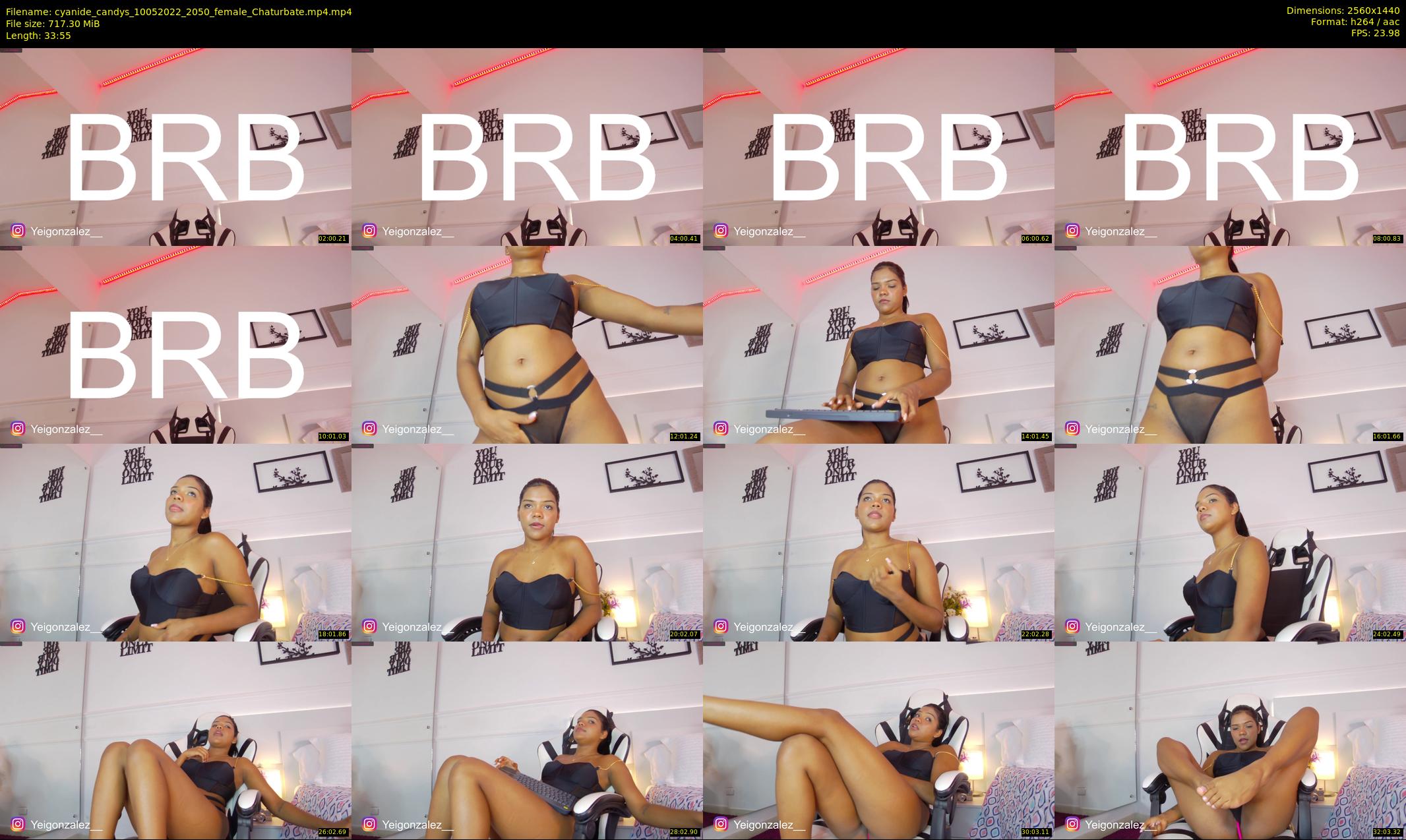 cyanide_candys — 34 minute Chaturbate female cam show recording, 1080p, May 10, 2022