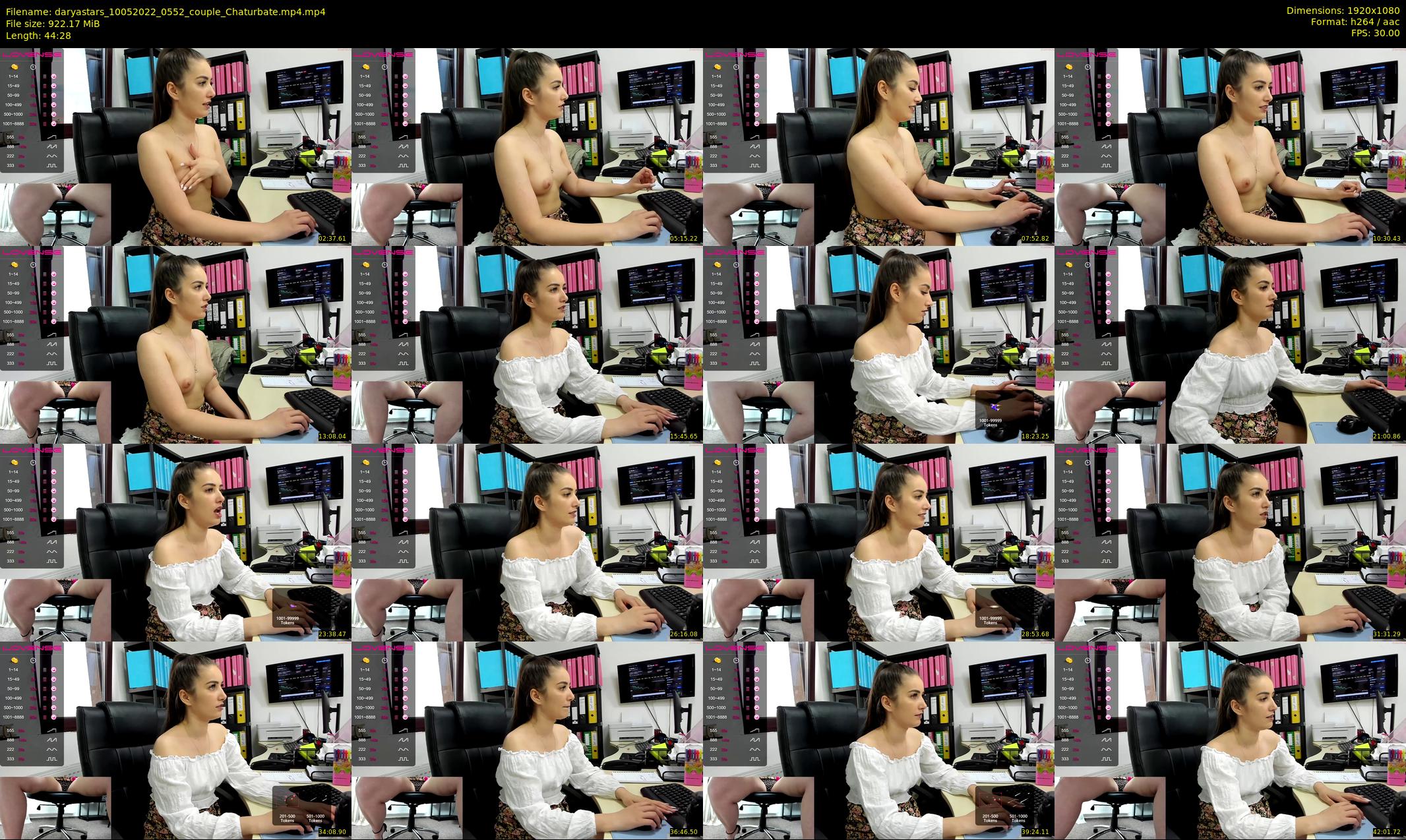 daryastars — 45 minute Chaturbate couple cam show recording, 1080p, May 10, 2022