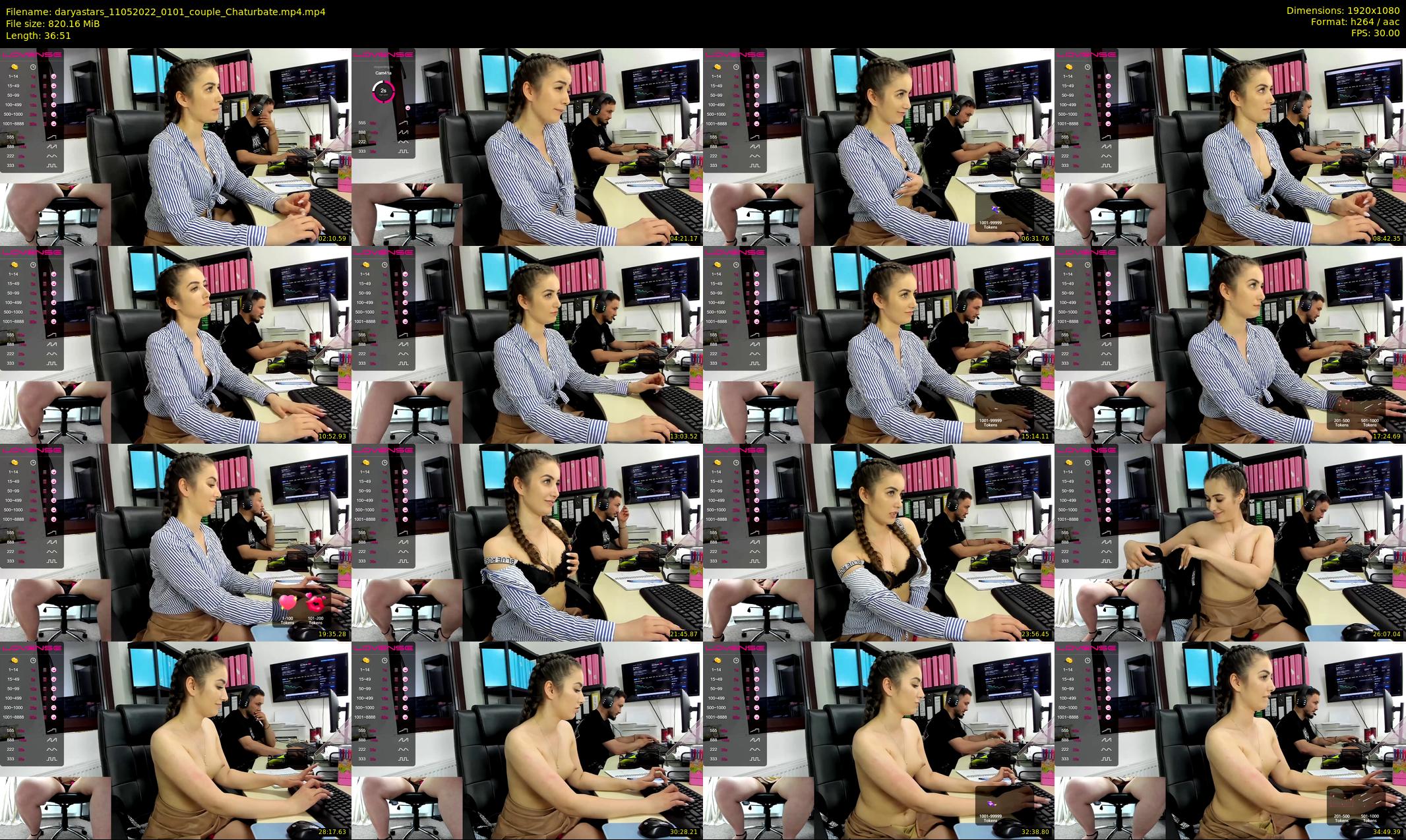 daryastars — 37 minute Chaturbate couple cam show recording, 1080p, May 11, 2022