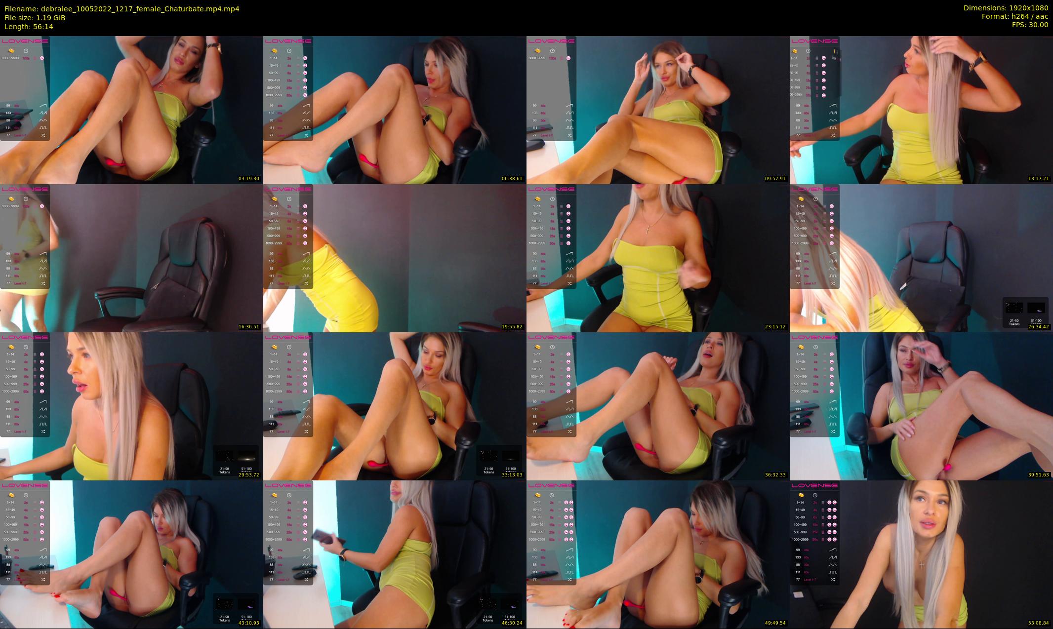 debralee — 57 minute Chaturbate female cam show recording, 1080p, May 10, 2022