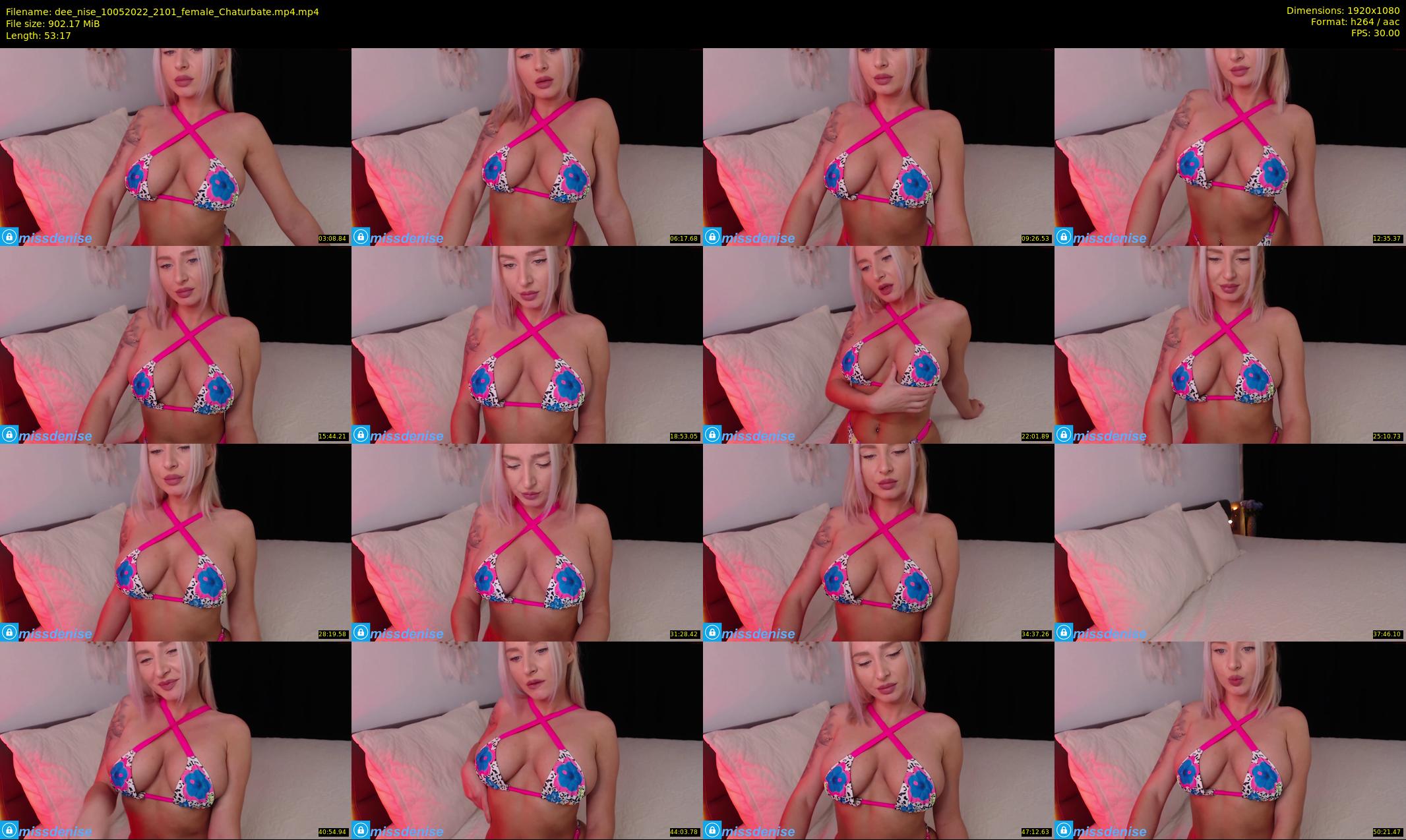 dee_nise — 54 minute Chaturbate female cam show recording, 1080p, May 10, 2022