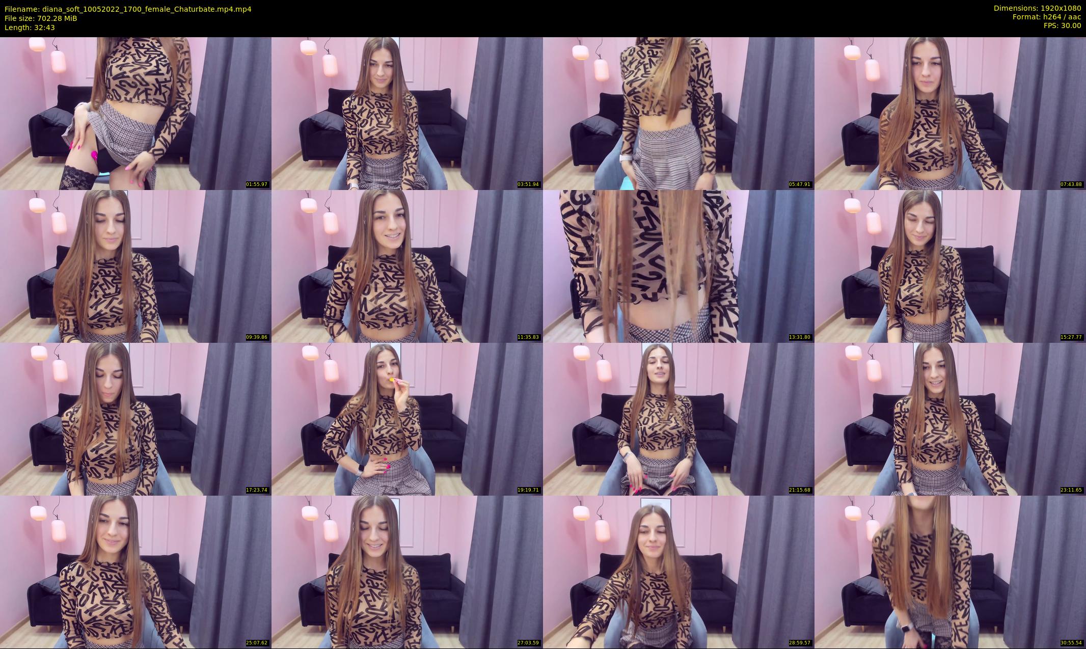 diana_soft — 33 minute Chaturbate female cam show recording, 1080p, May 10, 2022