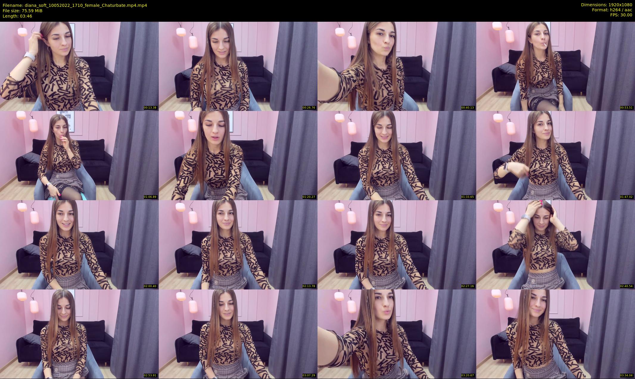 diana_soft — 4 minute Chaturbate female cam show recording, 1080p, May 10, 2022