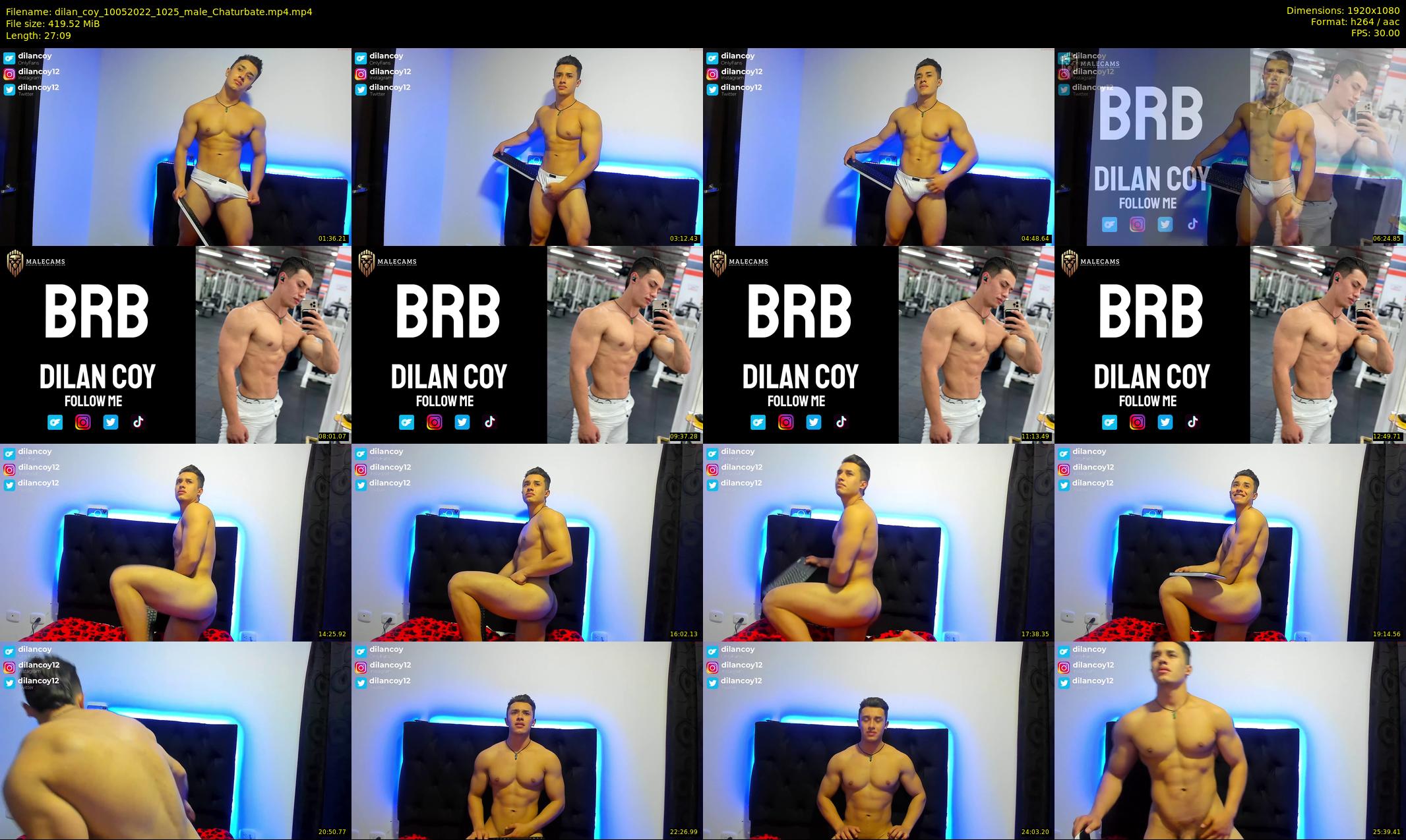 dilan_coy — 28 minute Chaturbate male cam show recording, 1080p, May 10, 2022