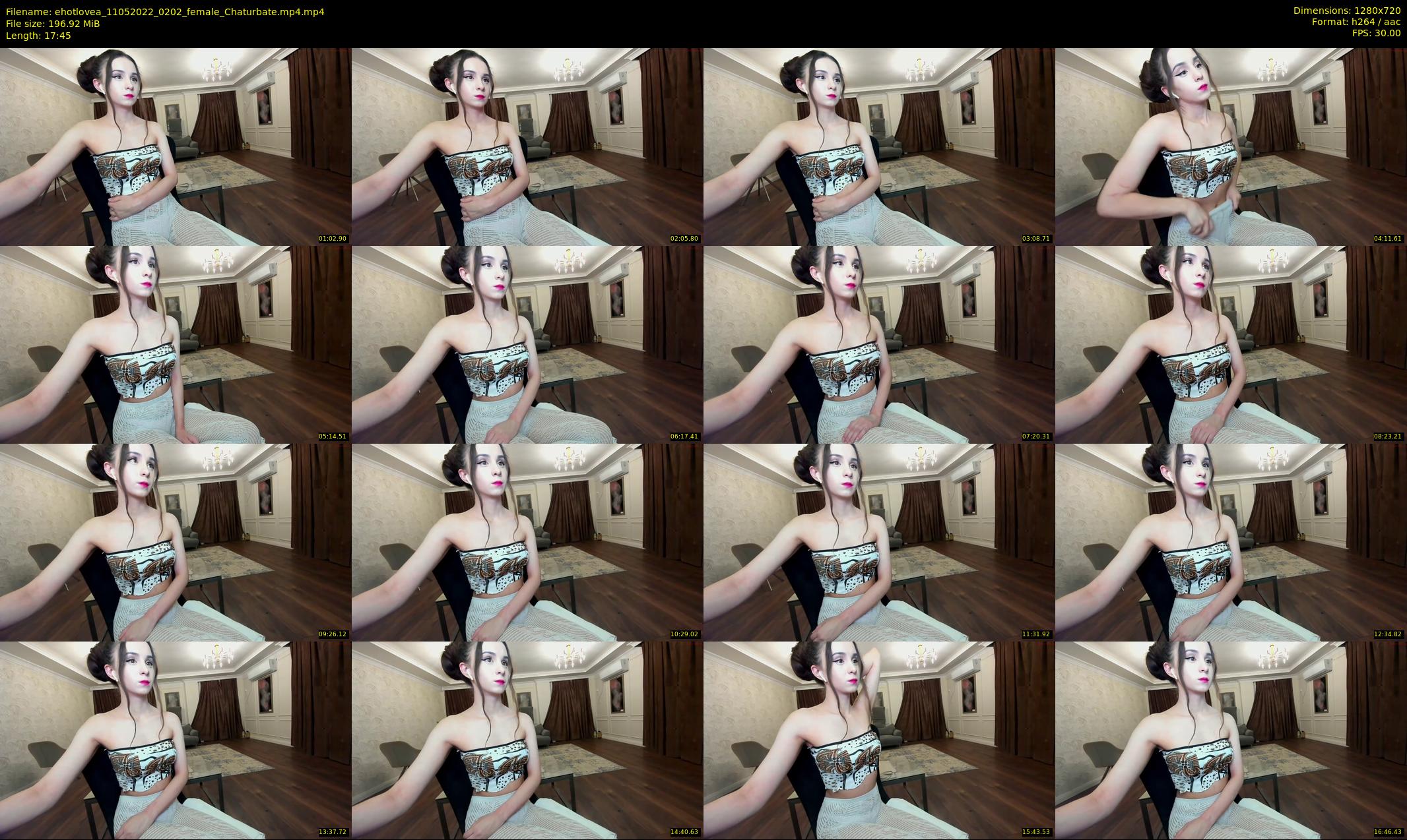 ehotlovea — 18 minute Chaturbate female cam show recording, 720p, May 11, 2022