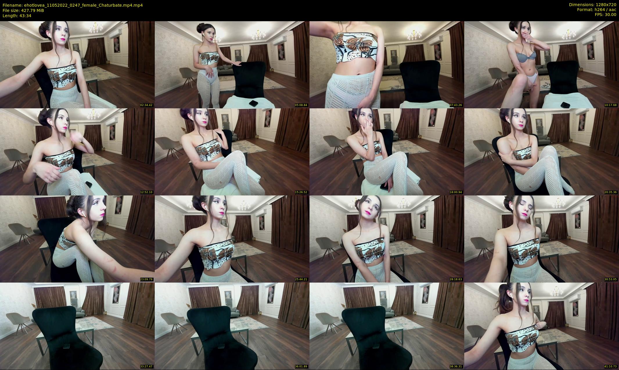 ehotlovea — 44 minute Chaturbate female cam show recording, 720p, May 11, 2022