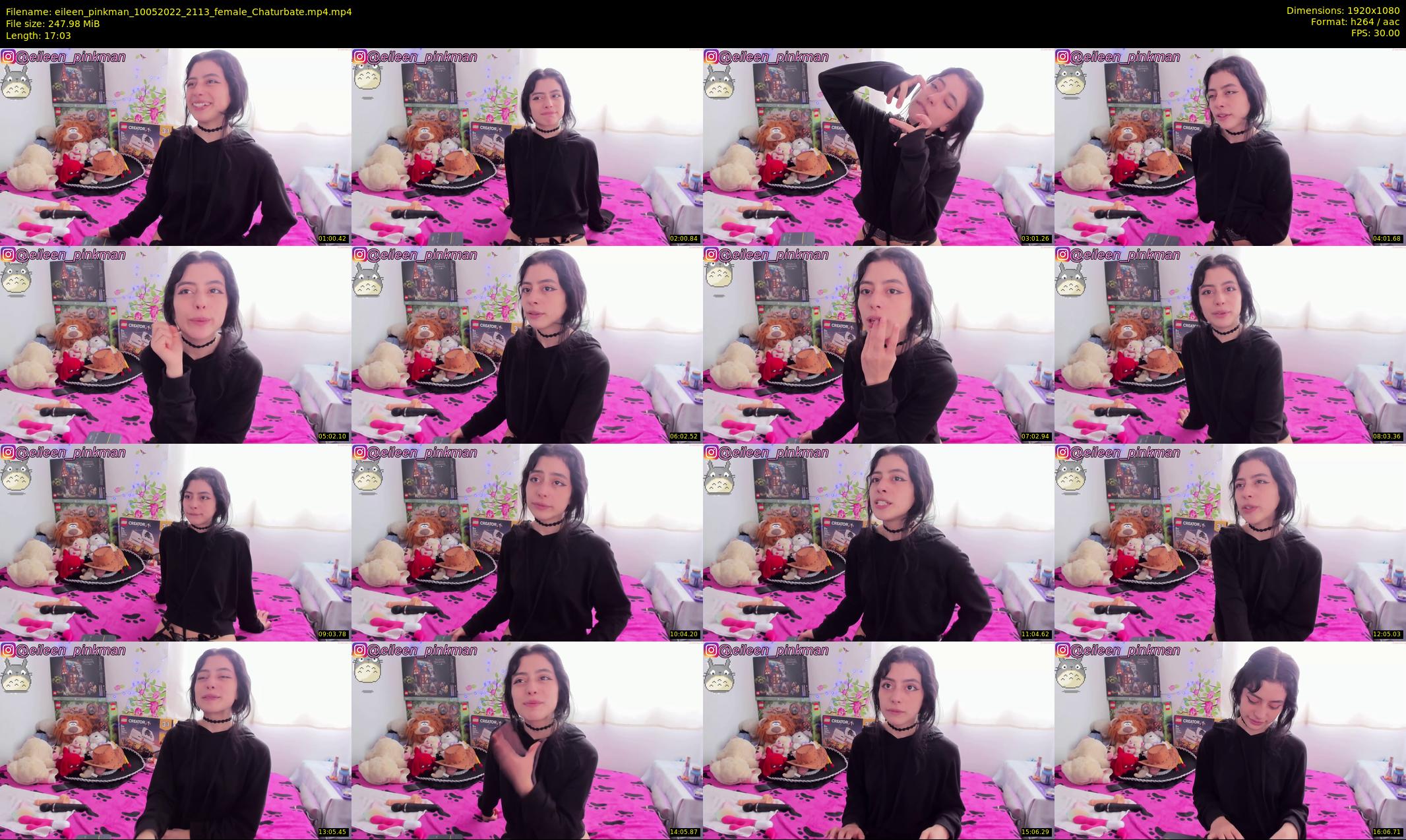 eileen_pinkman — 18 minute Chaturbate female cam show recording, 1080p, May 10, 2022