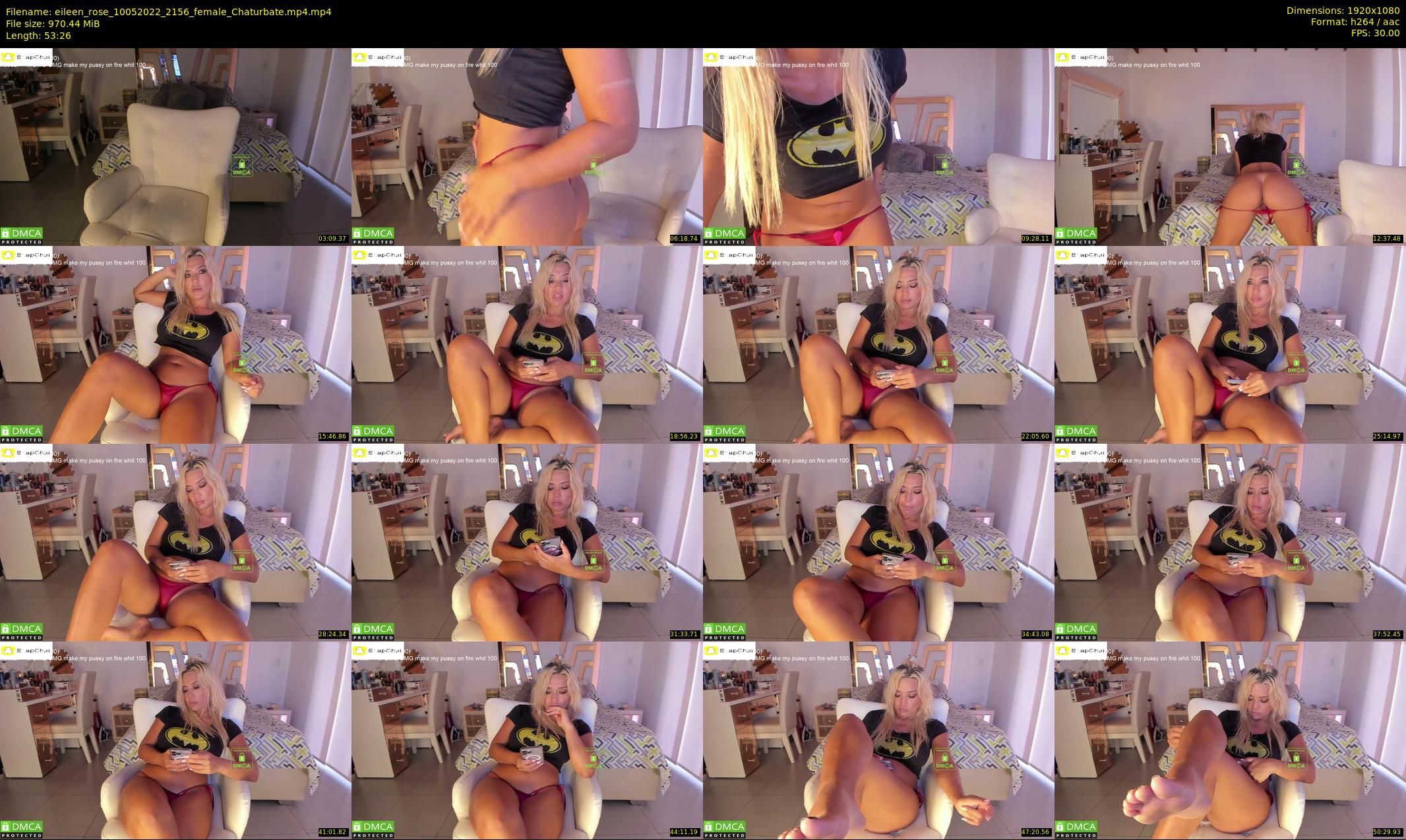 eileen_rose — 54 minute Chaturbate female cam show recording, 1080p, May 10, 2022
