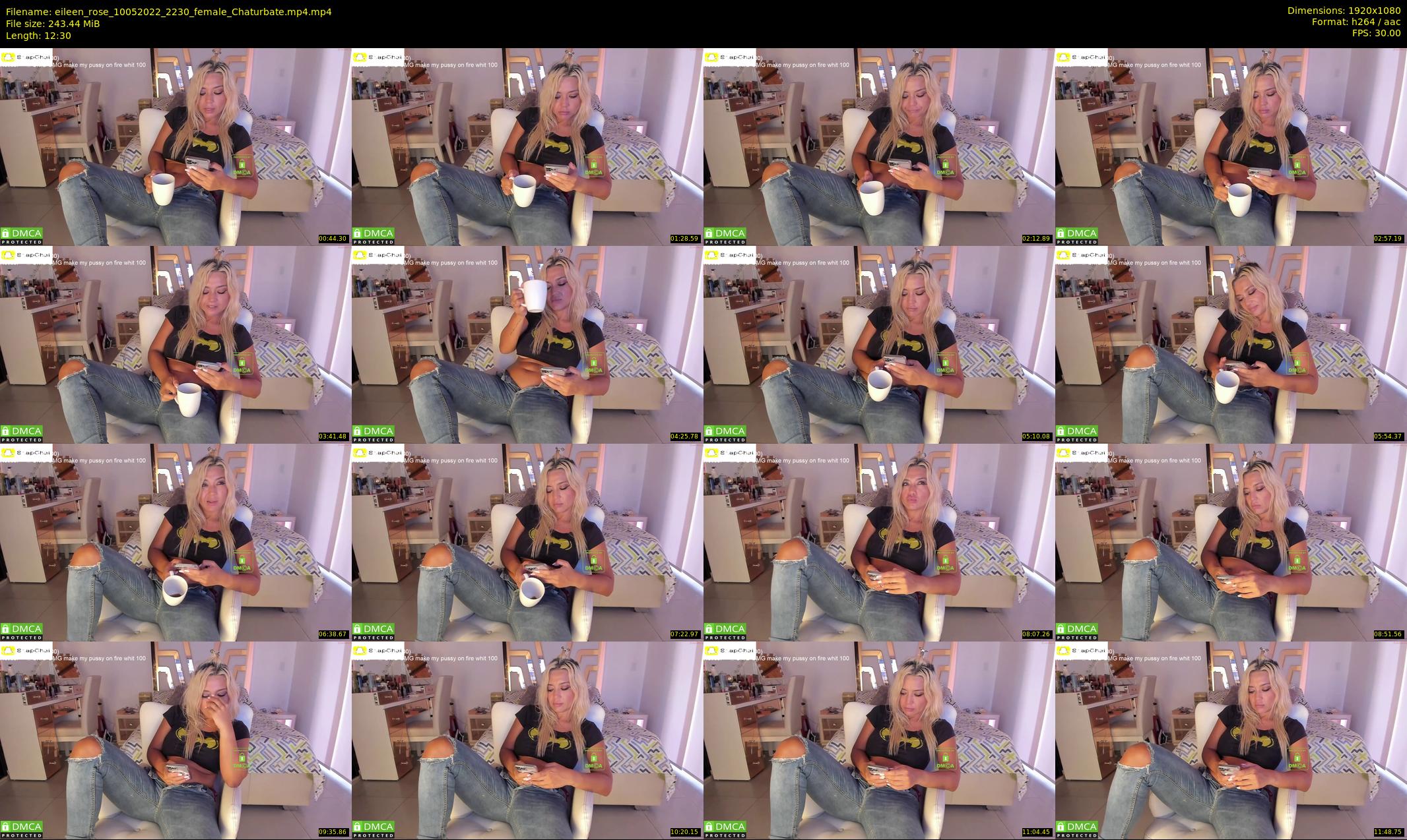 eileen_rose — 13 minute Chaturbate female cam show recording, 1080p, May 10, 2022