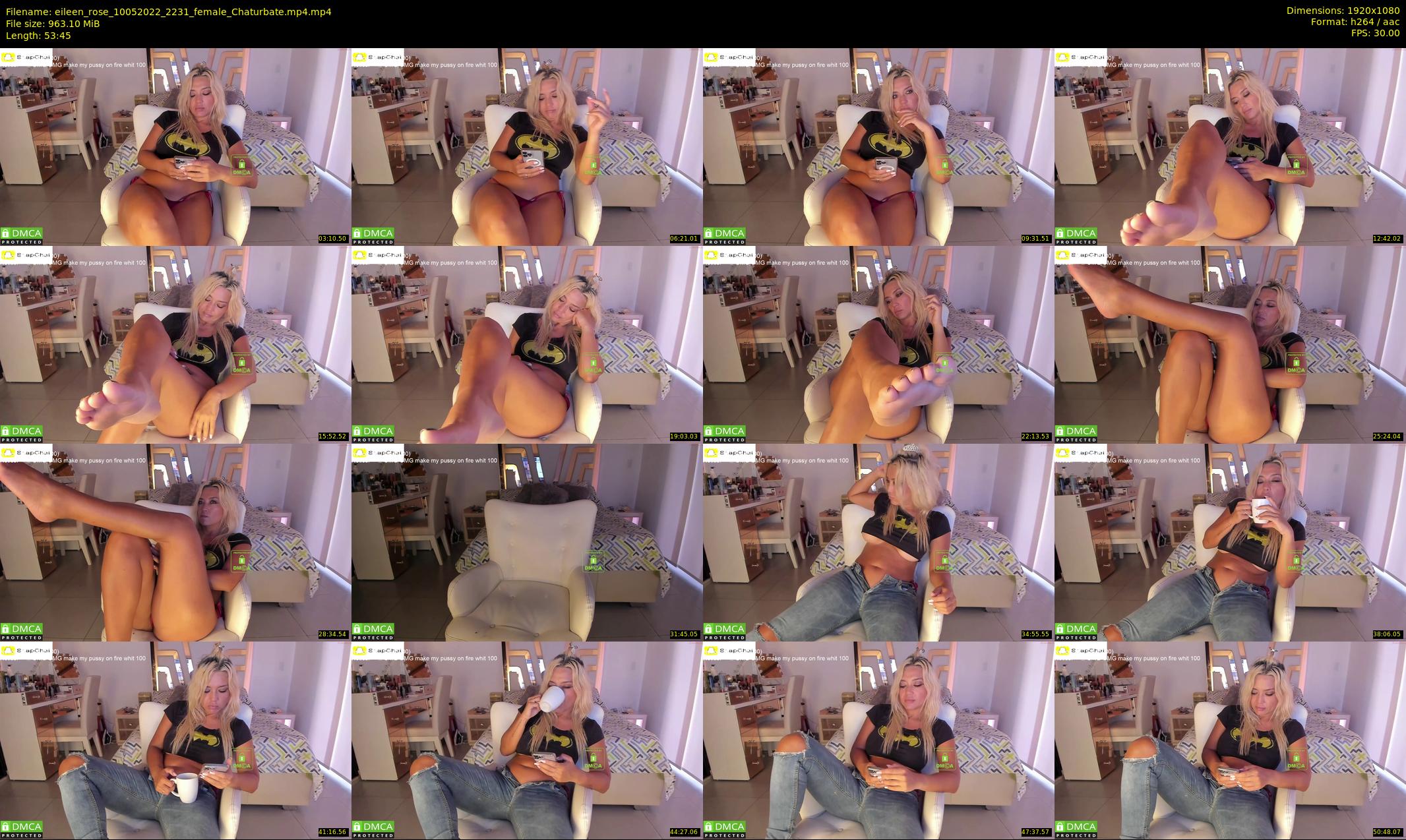 eileen_rose — 54 minute Chaturbate female cam show recording, 1080p, May 10, 2022