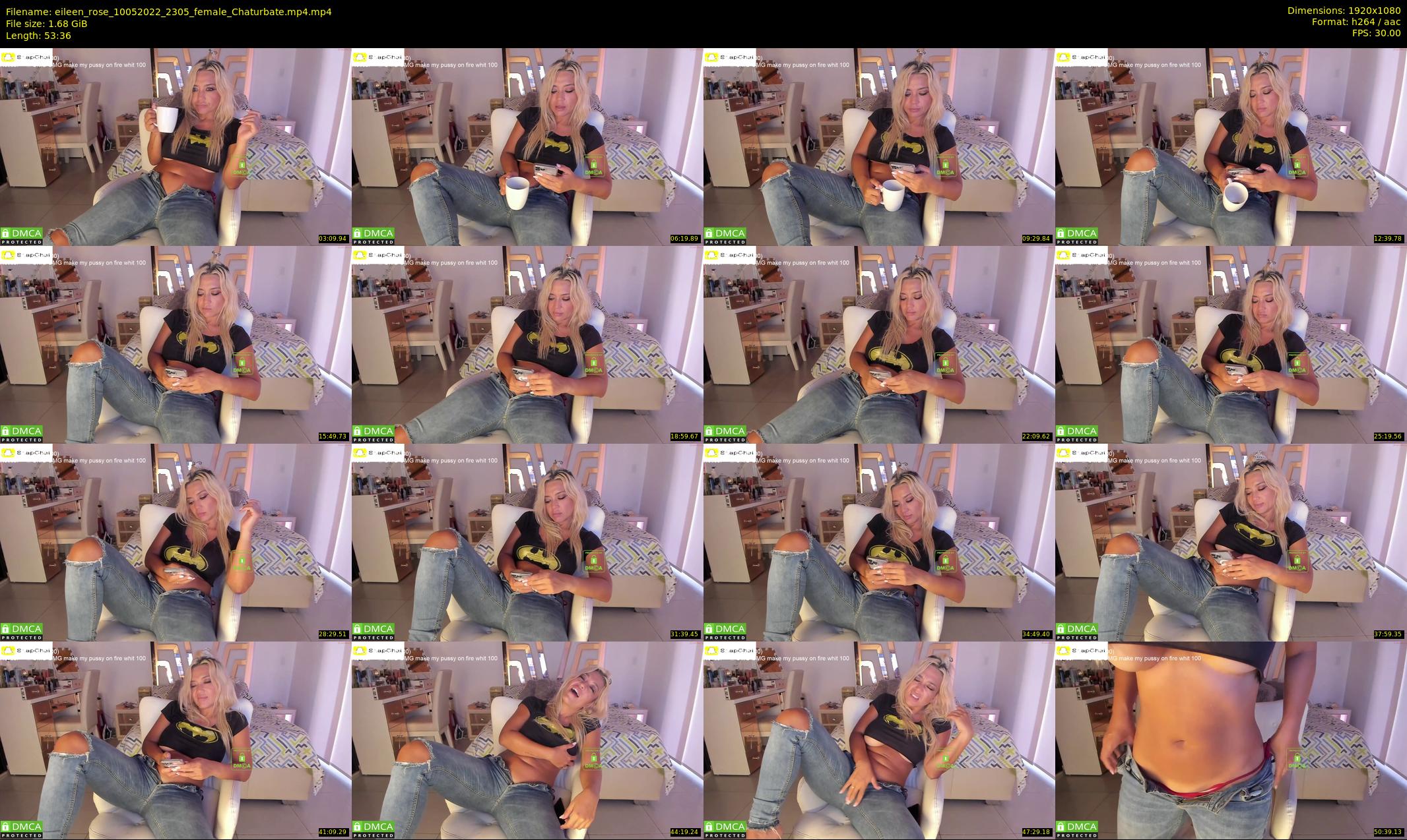 eileen_rose — 54 minute Chaturbate female cam show recording, 1080p, May 10, 2022