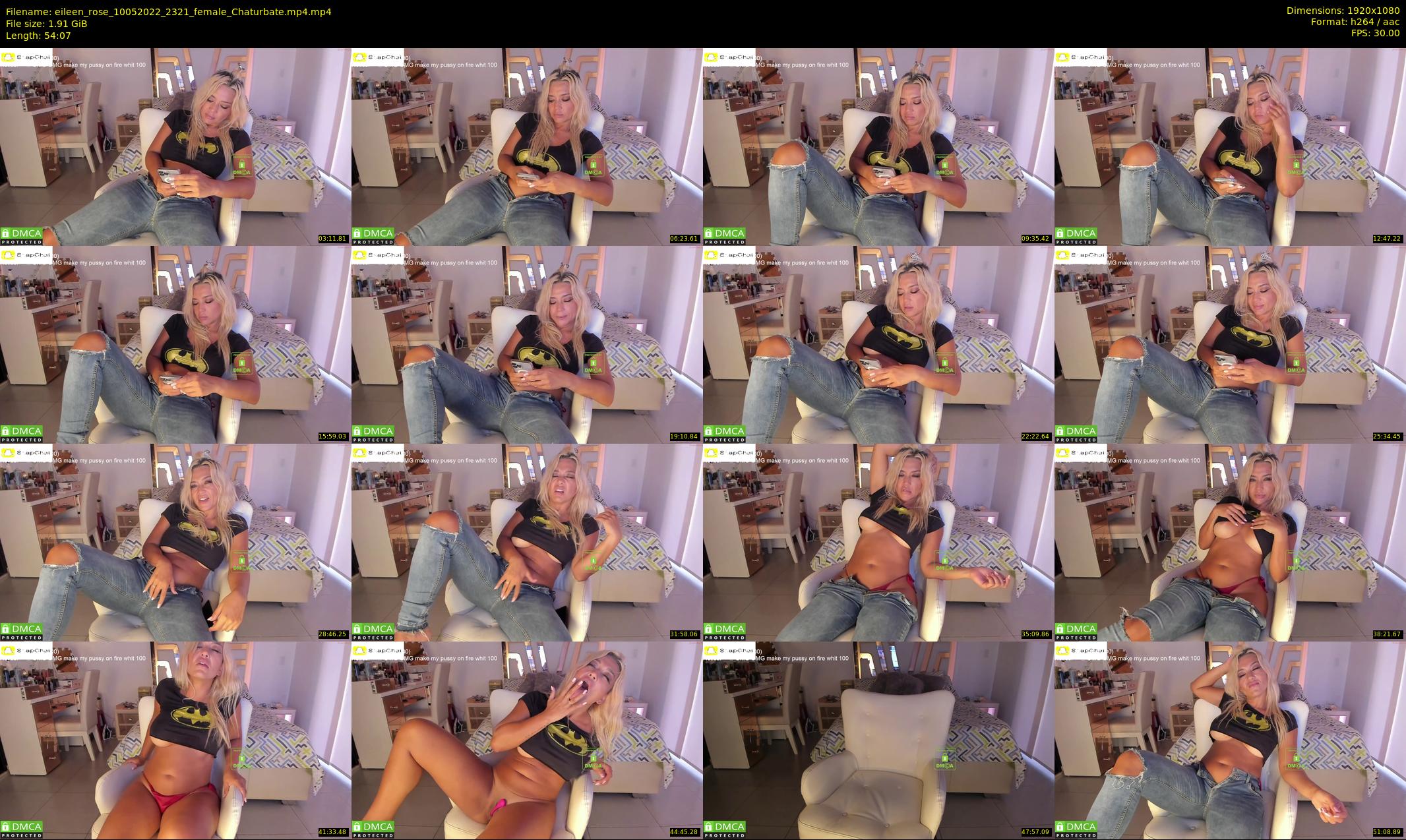 eileen_rose — 55 minute Chaturbate female cam show recording, 1080p, May 10, 2022