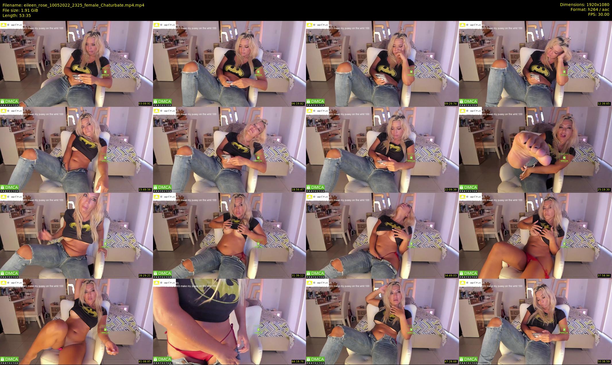 eileen_rose — 54 minute Chaturbate female cam show recording, 1080p, May 10, 2022