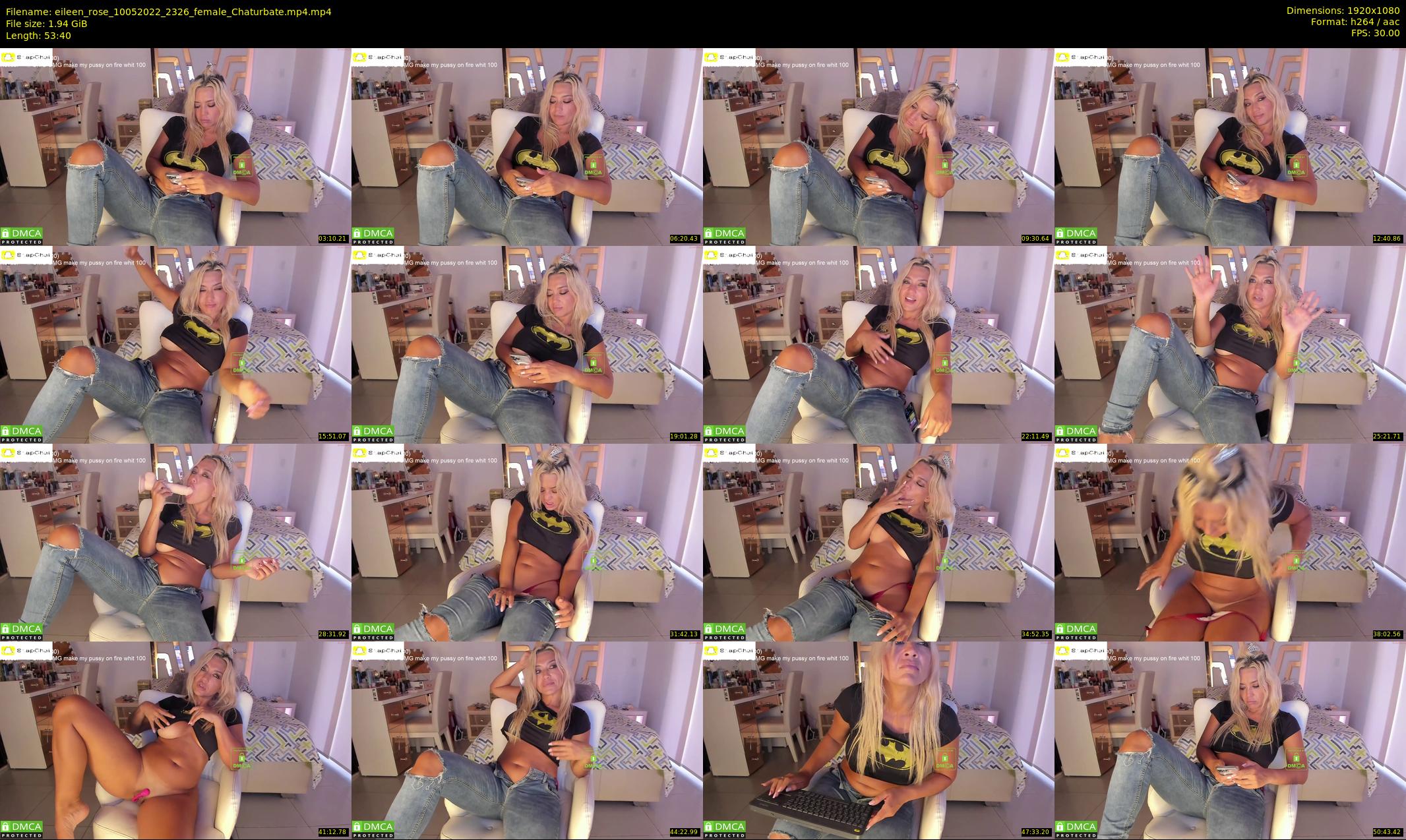 eileen_rose — 54 minute Chaturbate female cam show recording, 1080p, May 10, 2022